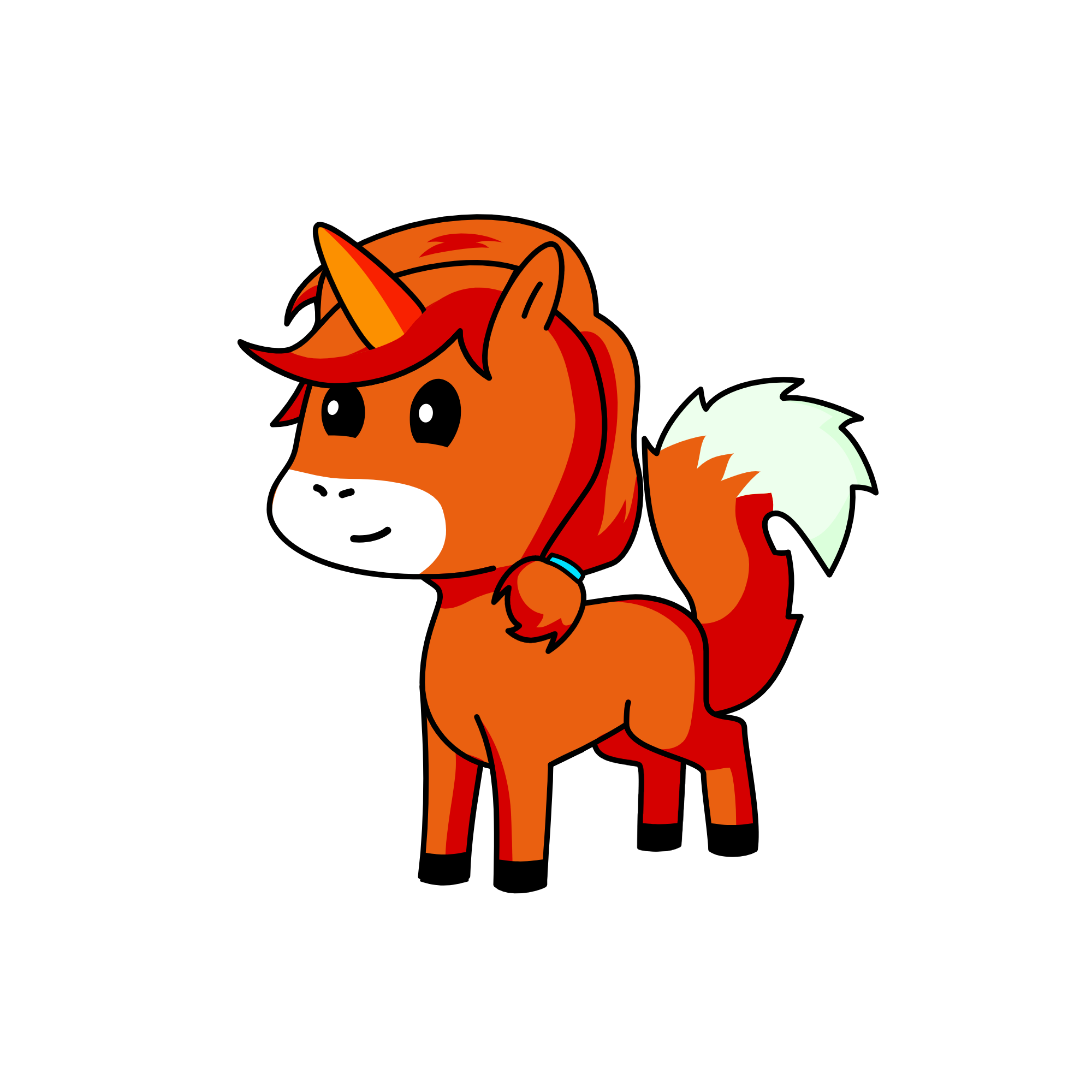 Red Fox, the unicorn