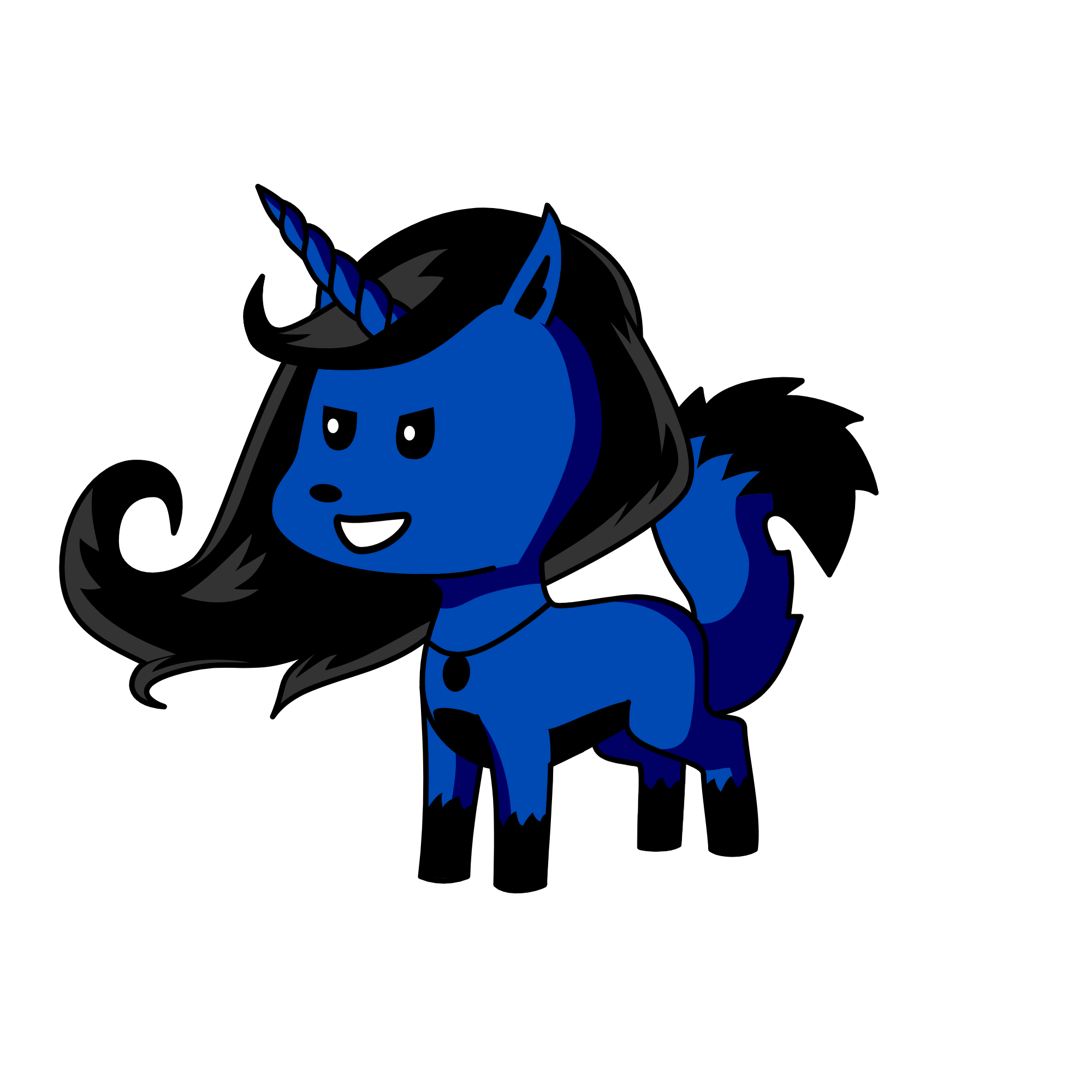 woif fiy, the unicorn