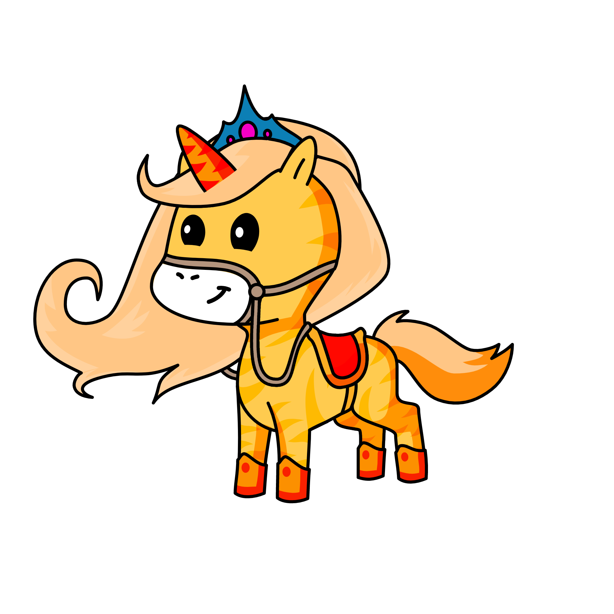 Flame queen of the sun , the unicorn