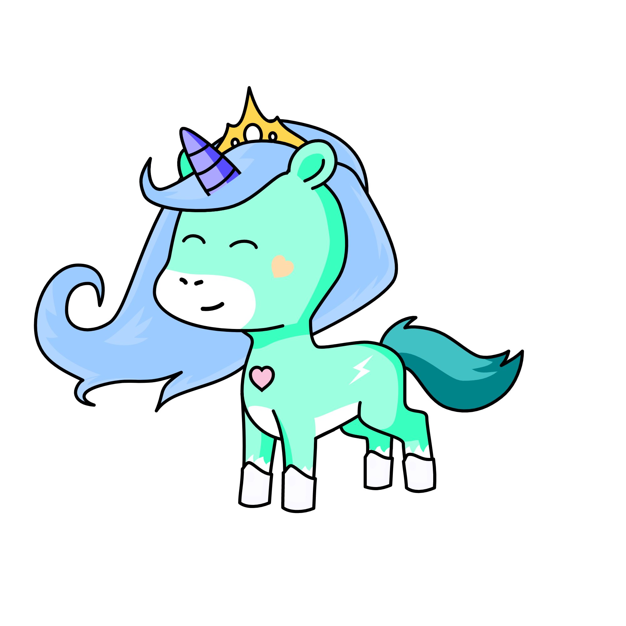 Dolphina , the unicorn