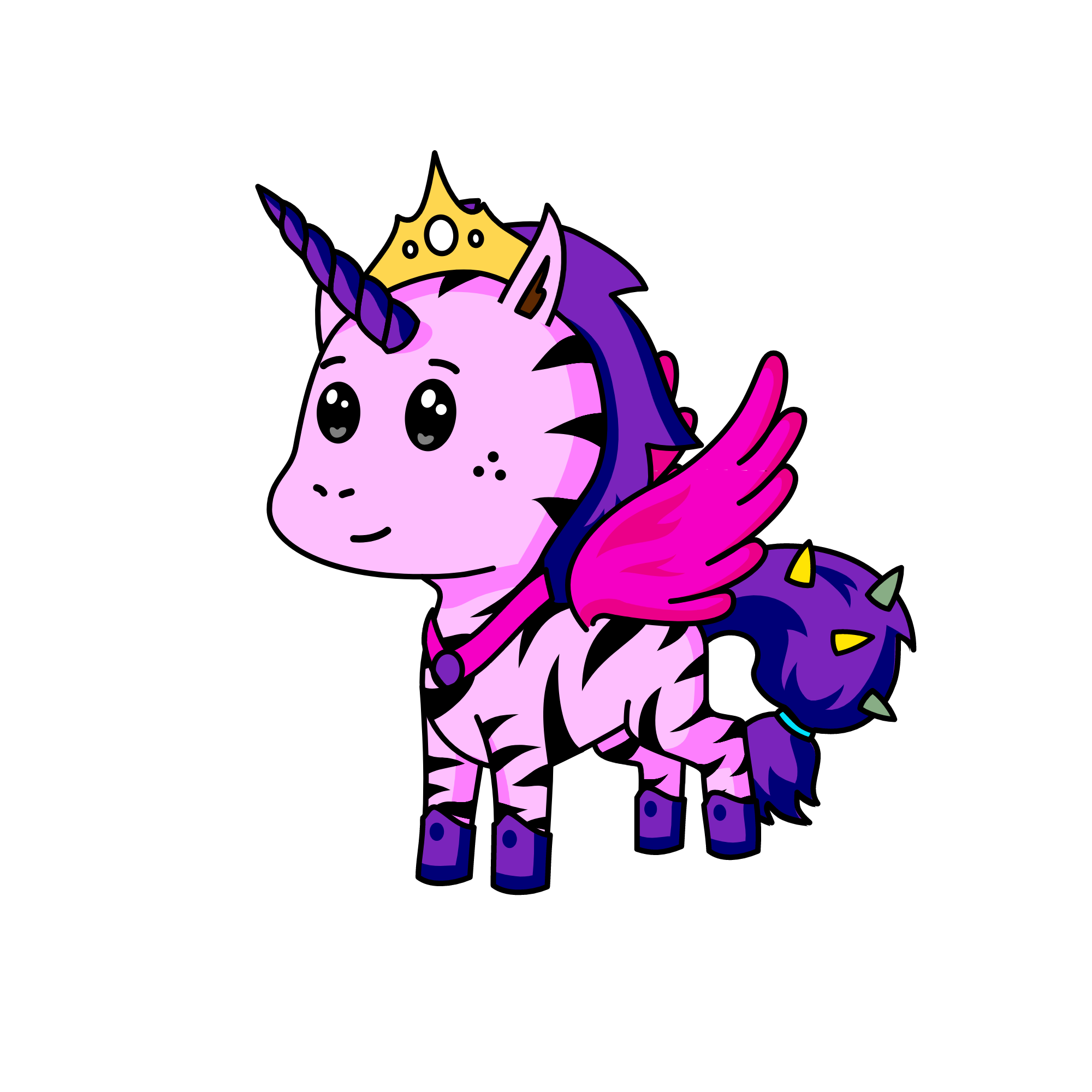 PRINCESS UNICORN, the unicorn