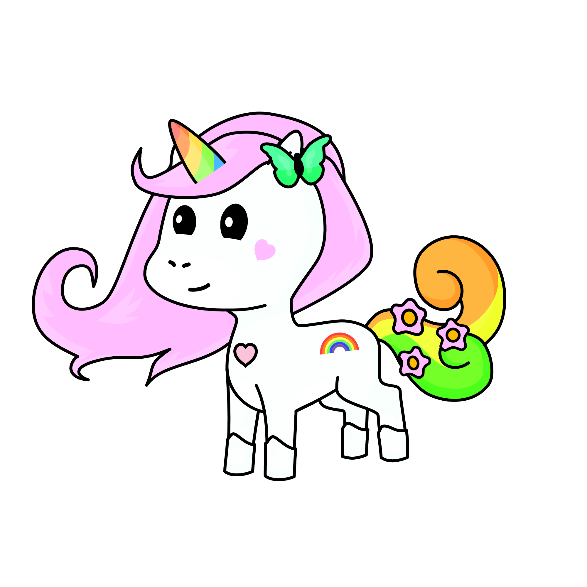 rainbow, the unicorn