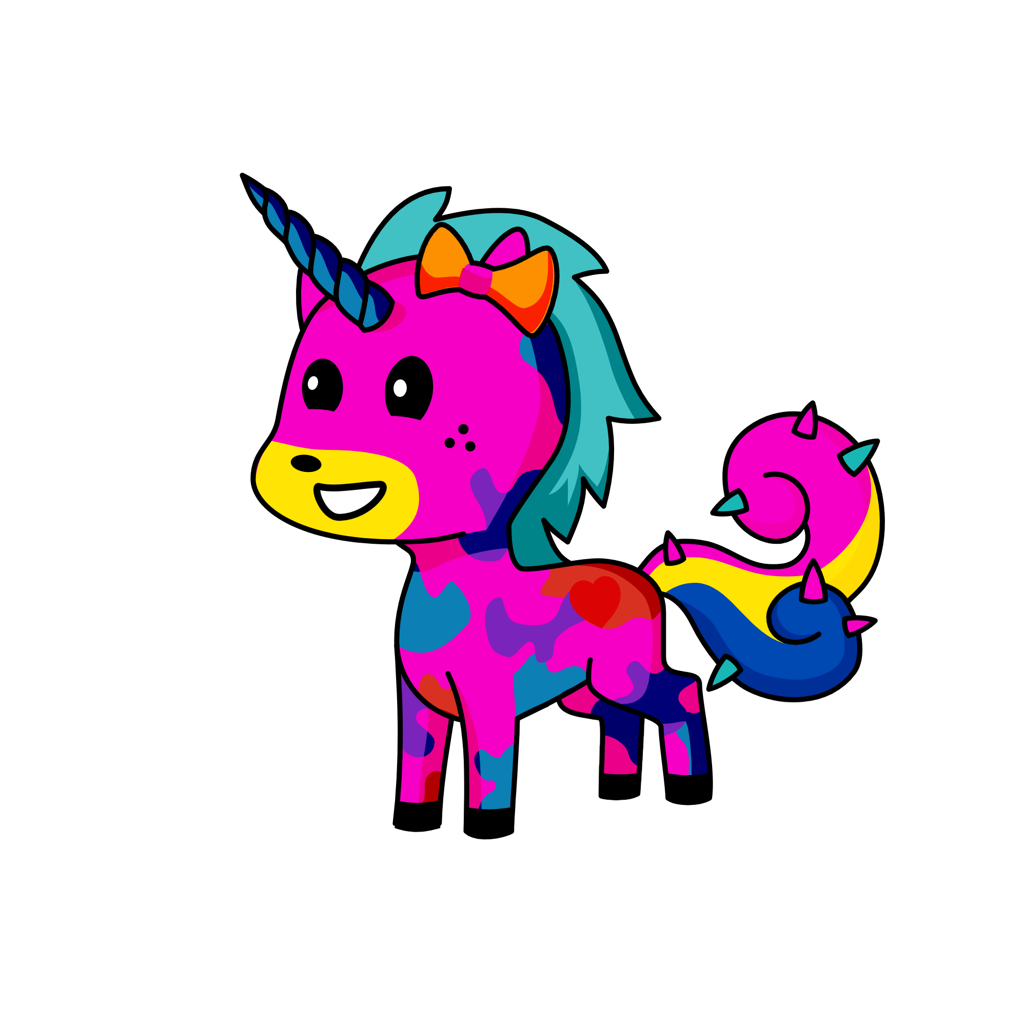 random, the unicorn