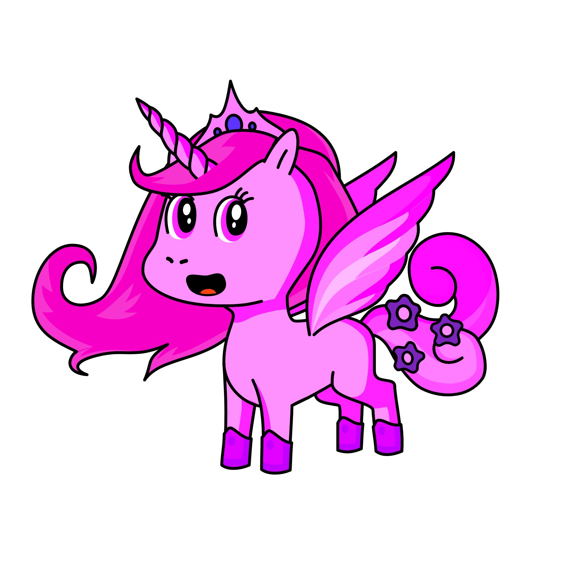 Queen of Love, the unicorn