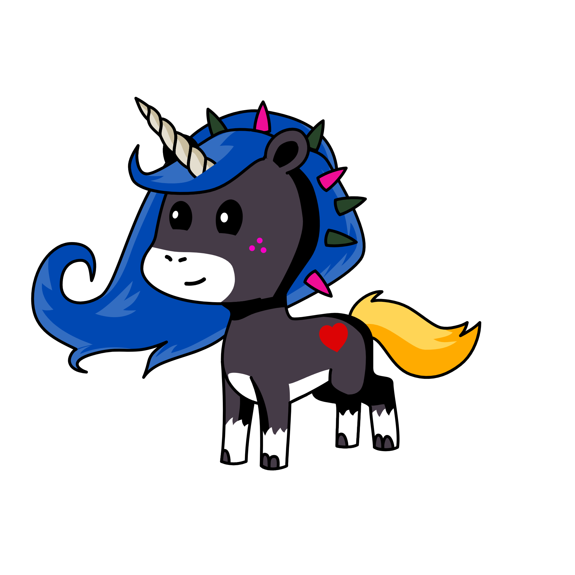 MY DARKSIDES😡, the unicorn