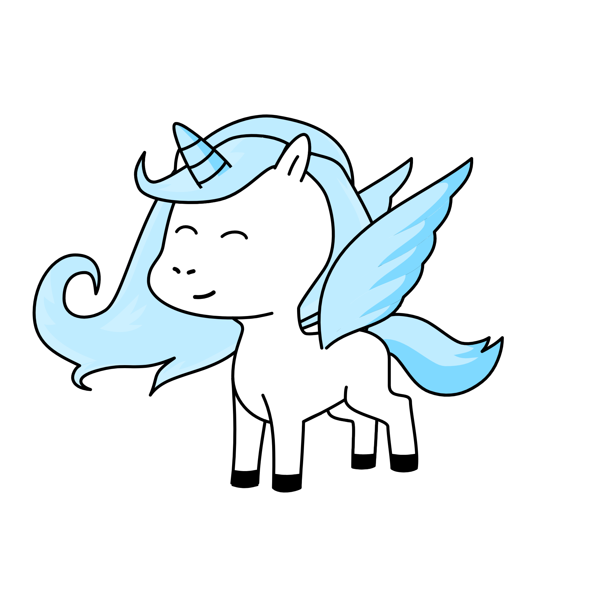 Sky, the unicorn