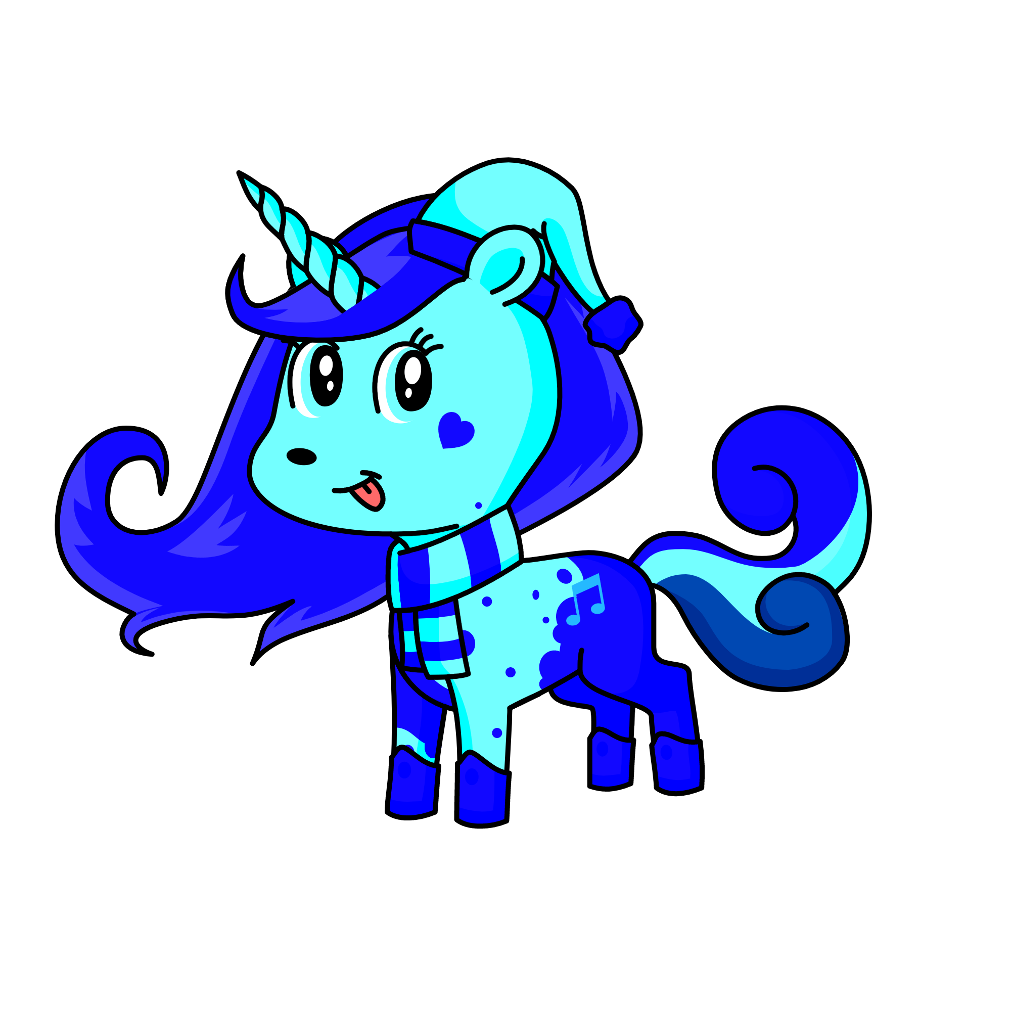 Princess snow flake * daughter of florest*, the unicorn