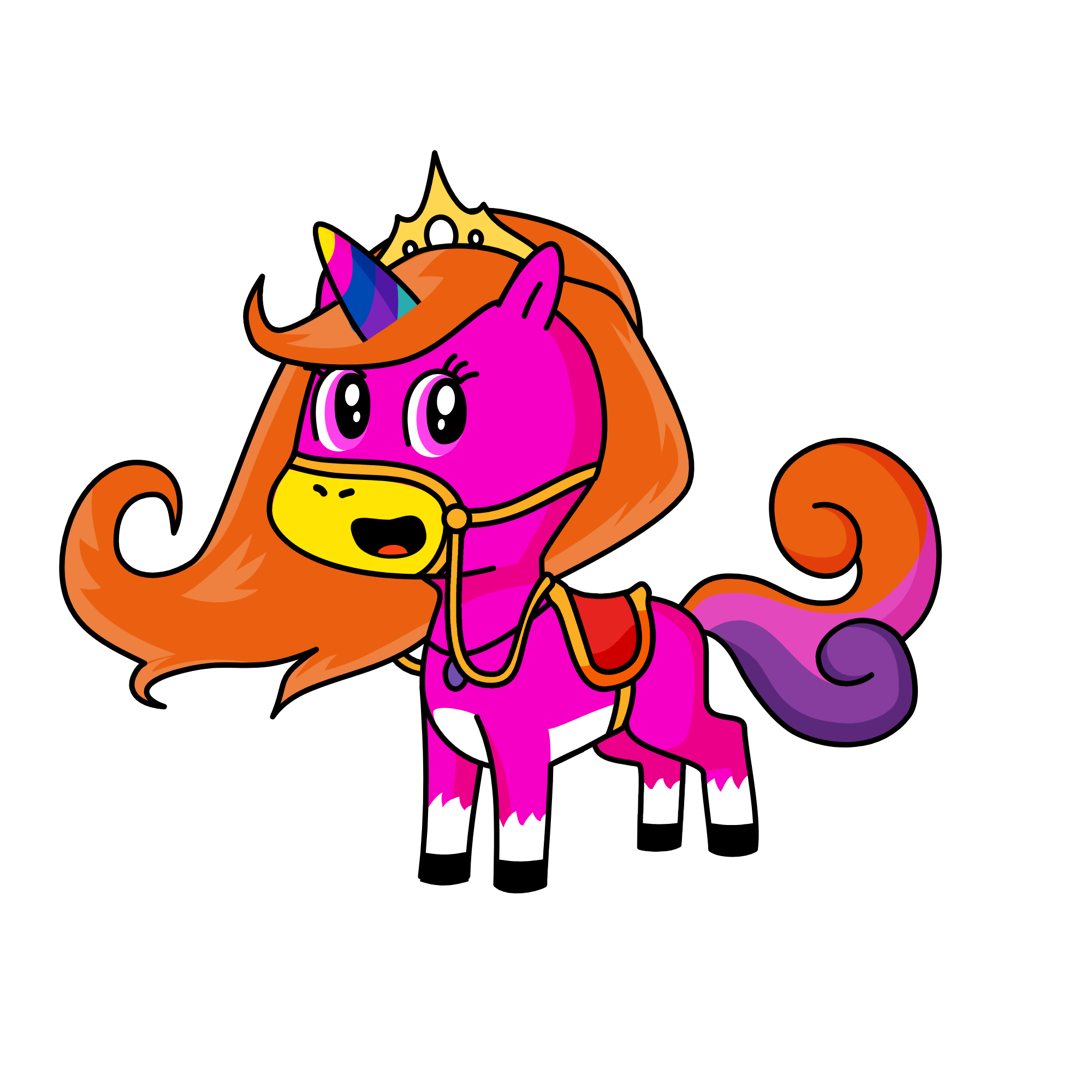 princess, the unicorn