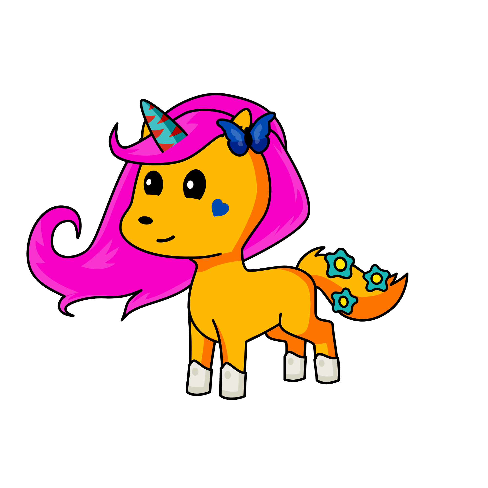 Celestila, the unicorn