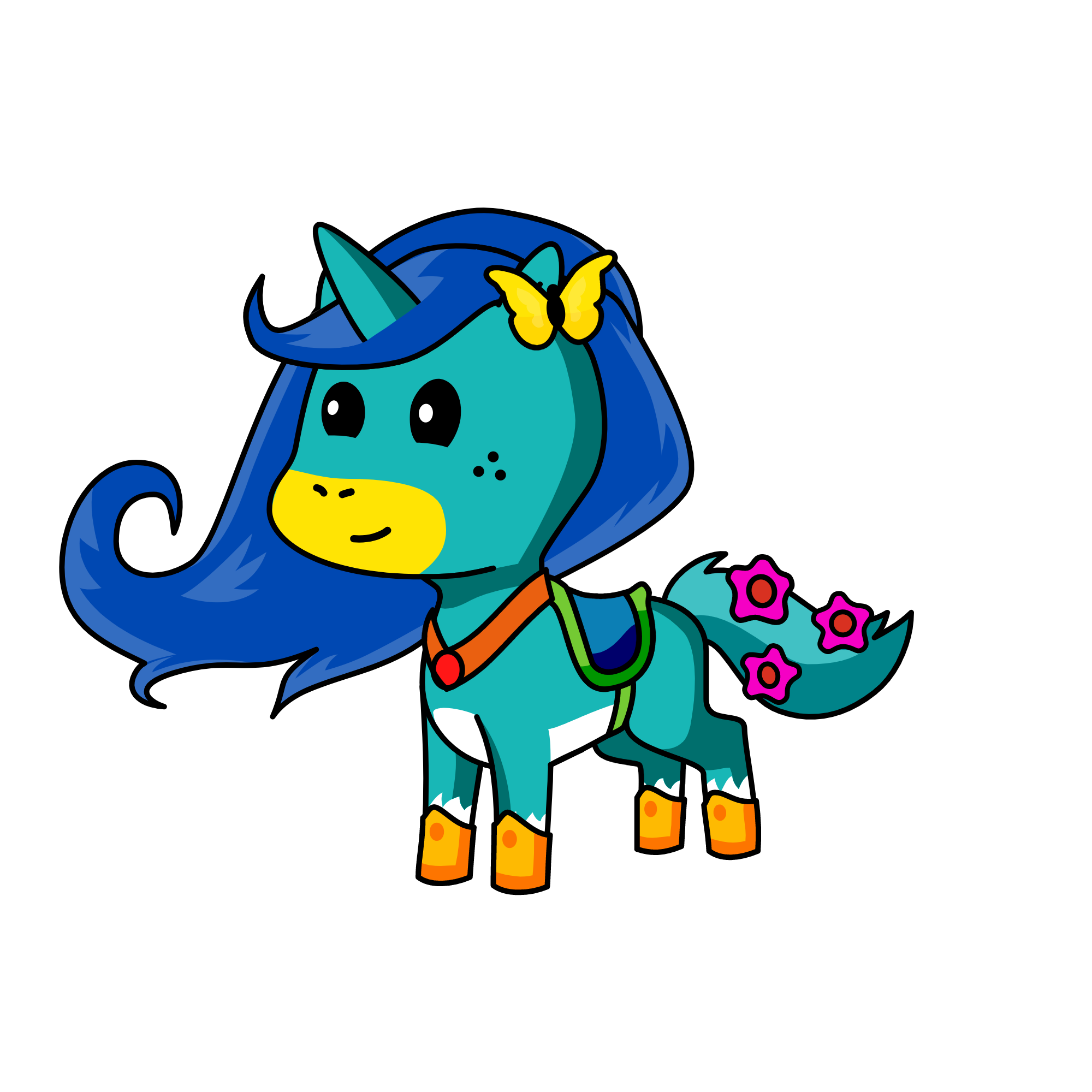 Serena, the unicorn