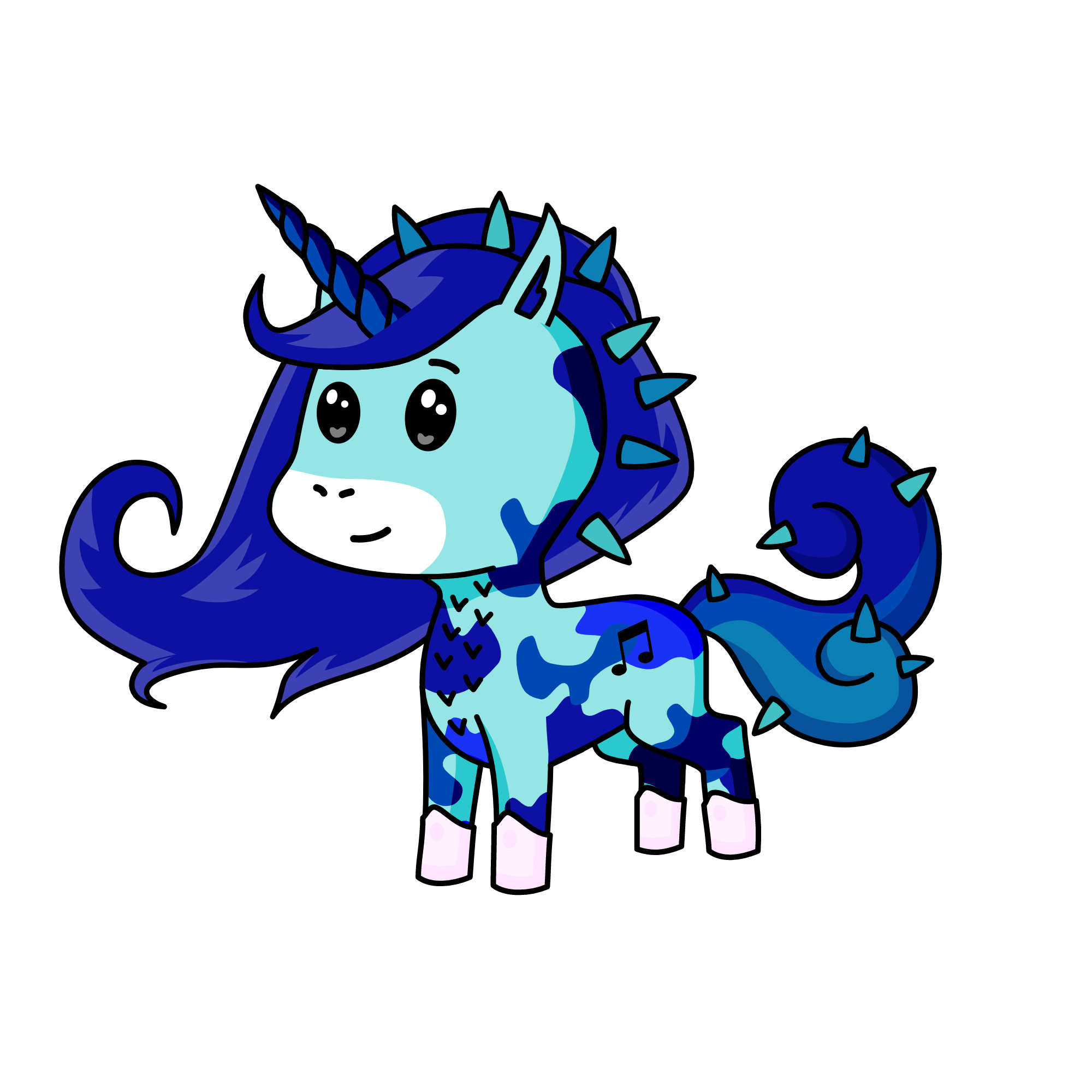 princess Star the night unicorn, the unicorn