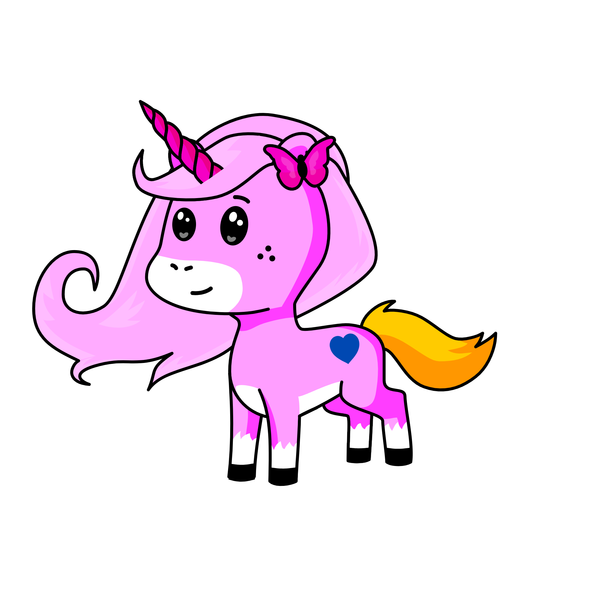 Pinkie, the unicorn