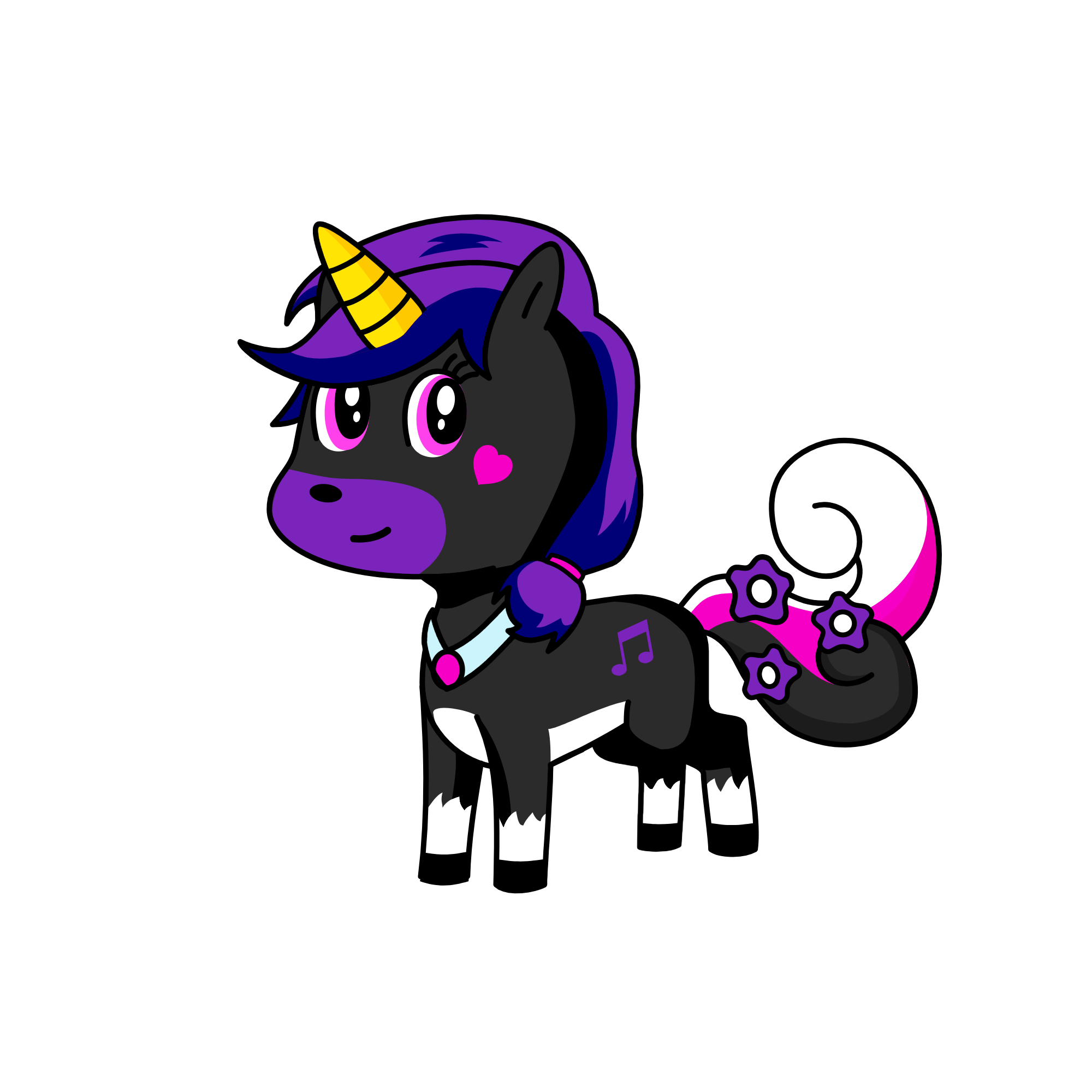 Milkshake, the unicorn