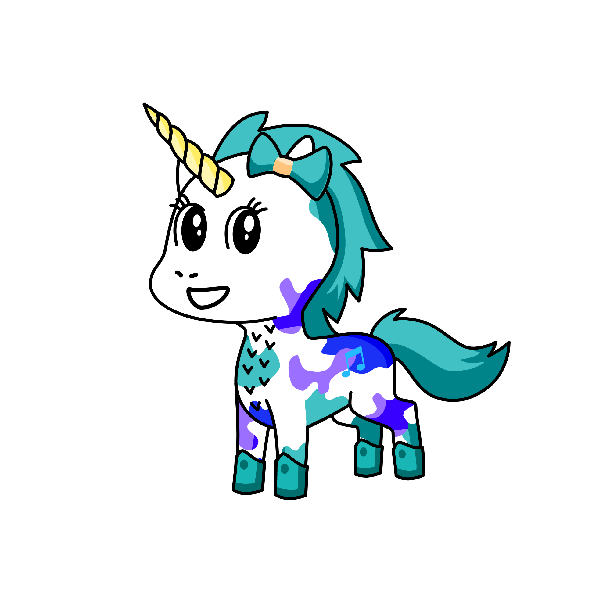Ice-acorn, the unicorn