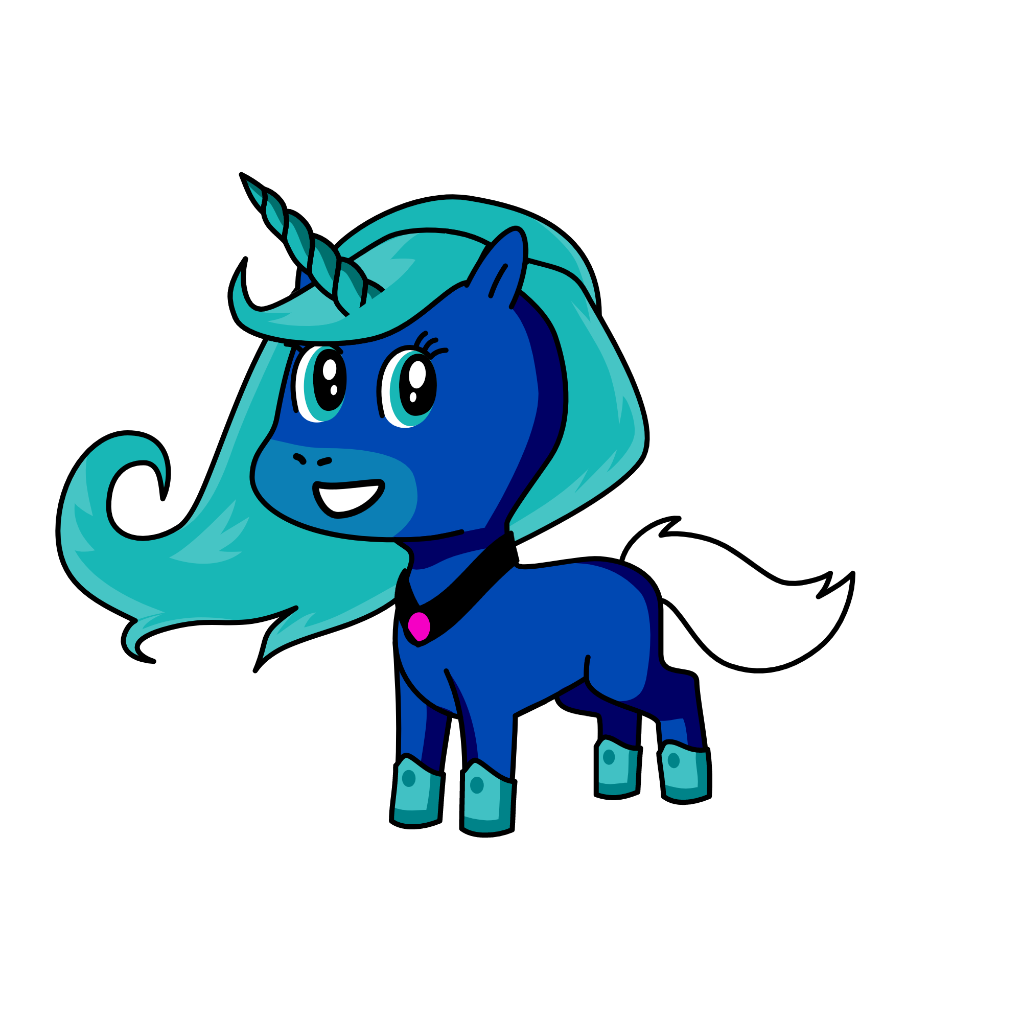 ICE QUEEN, the unicorn