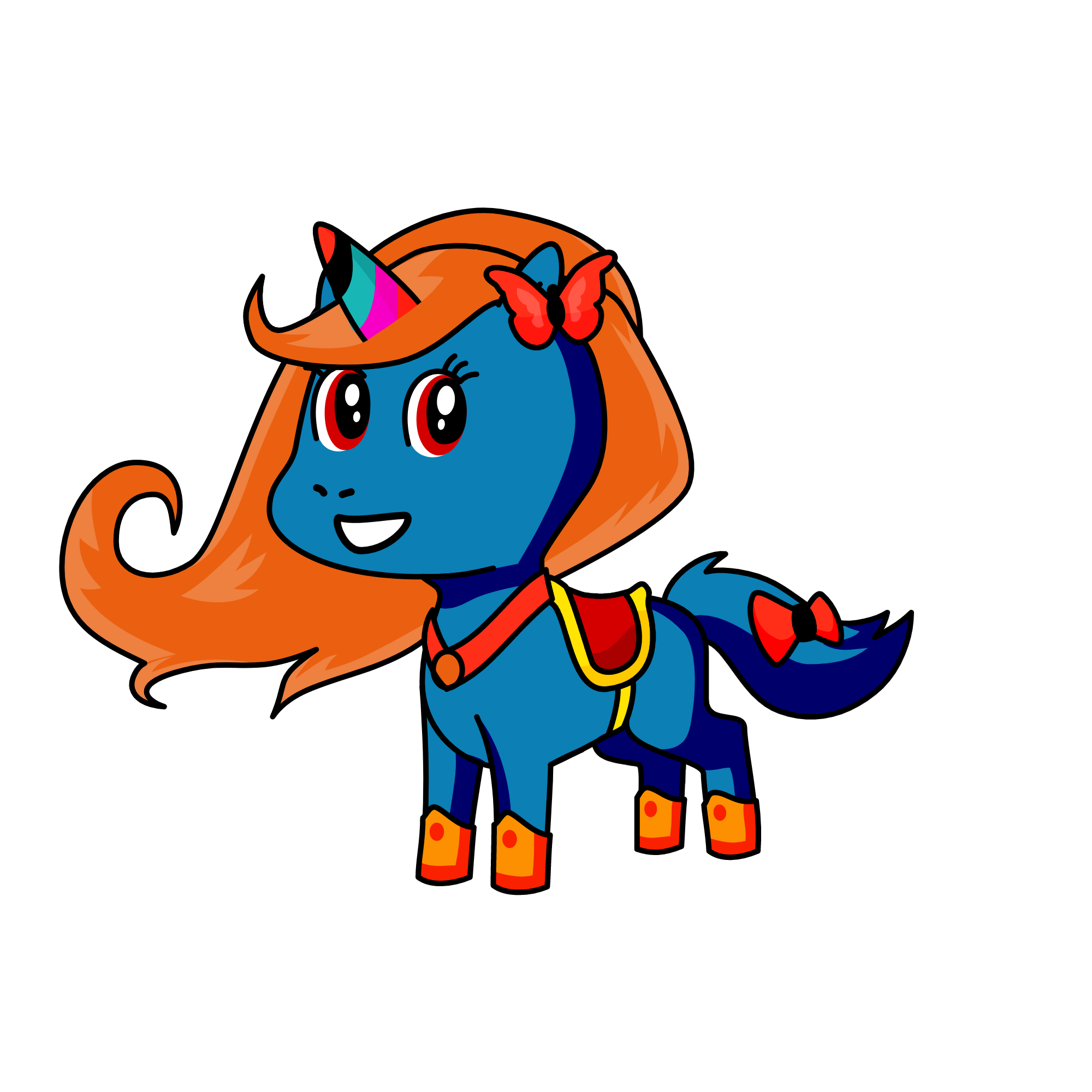 ICE QUEEN, the unicorn