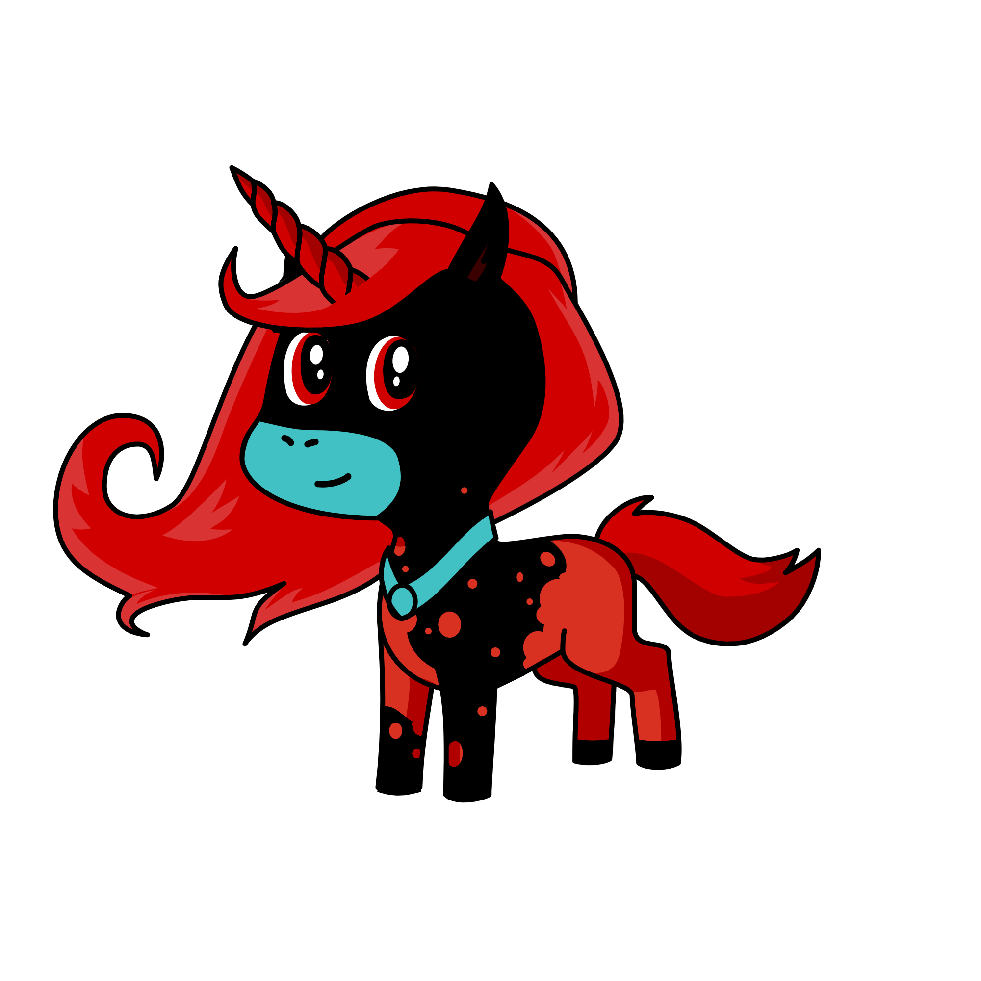 BLOODY QUEEN, the unicorn
