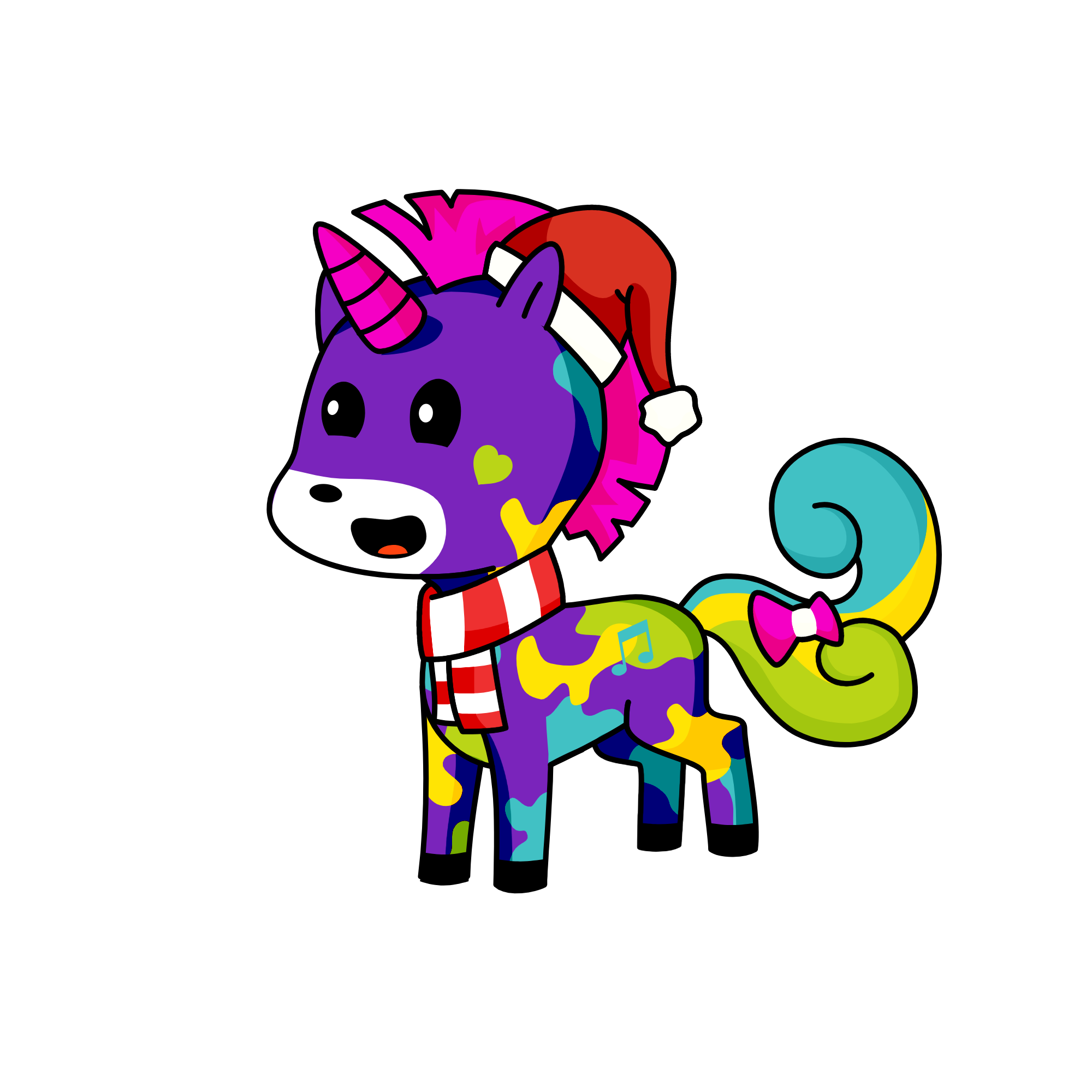 Fiesta, the unicorn