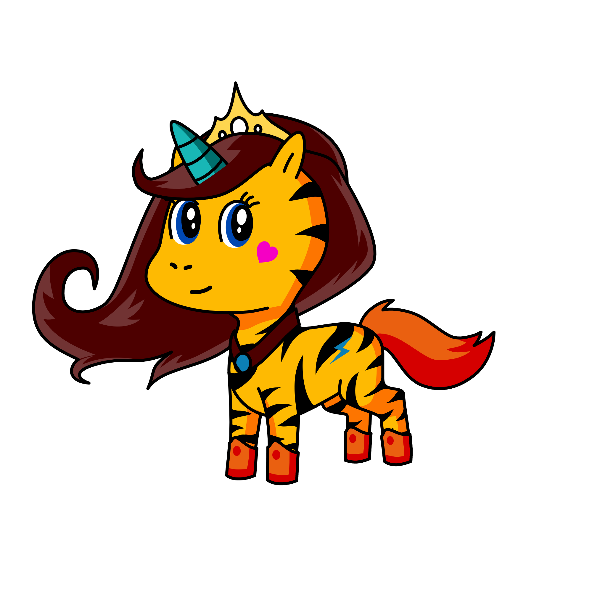 Electric Queen, the unicorn