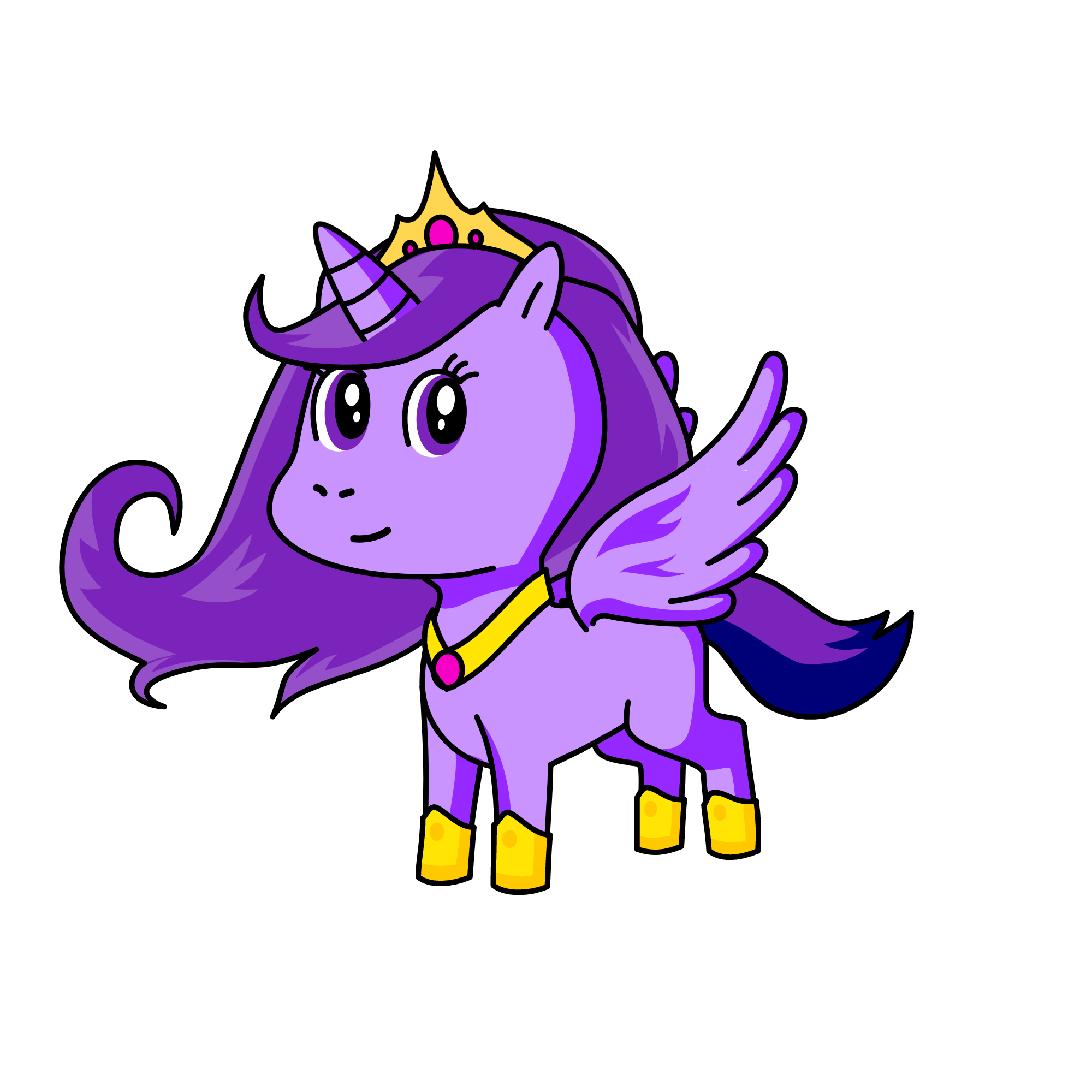 Princess Twilight sparkle, the unicorn