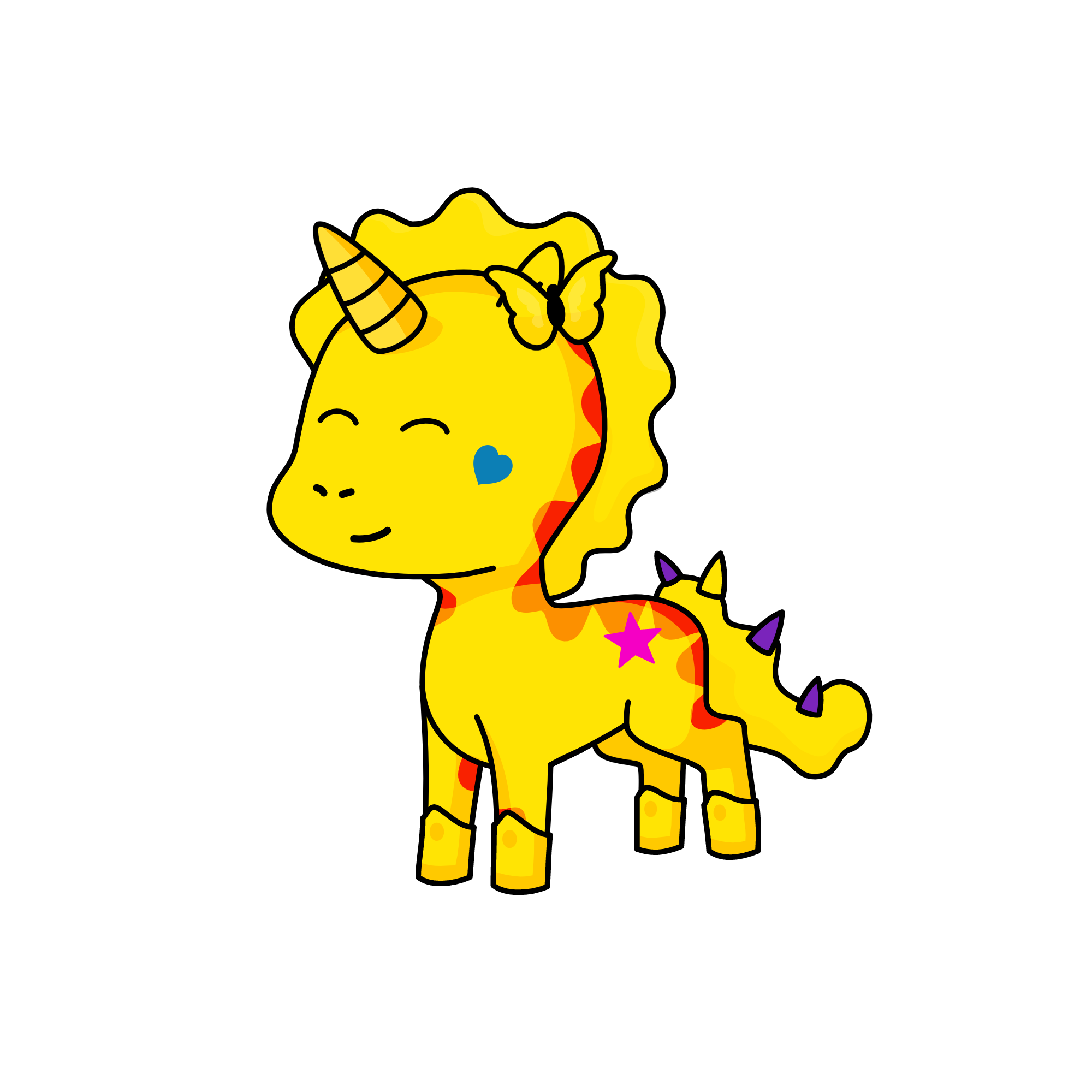 shinny, the unicorn