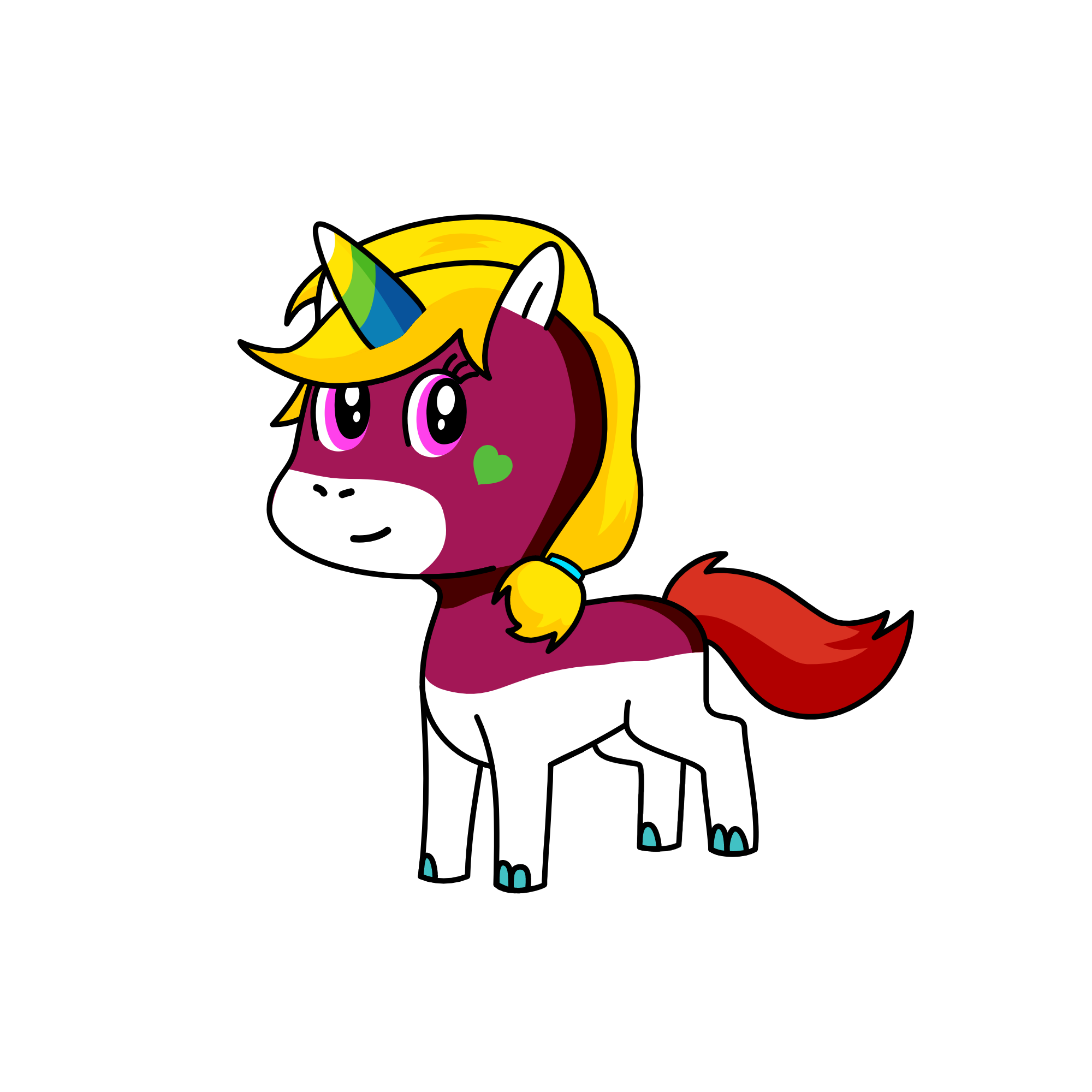 çiçek, the unicorn