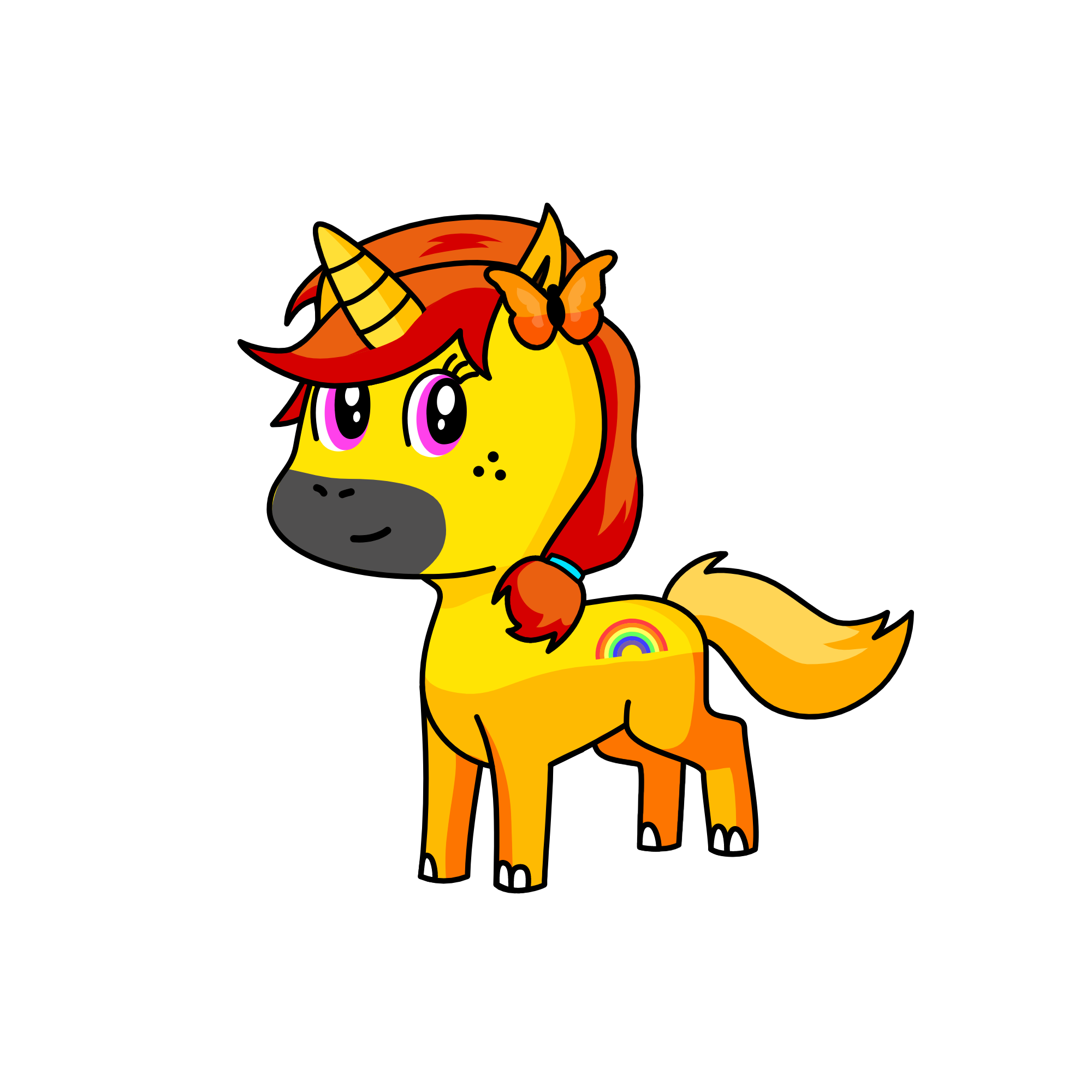 Sunny, the unicorn
