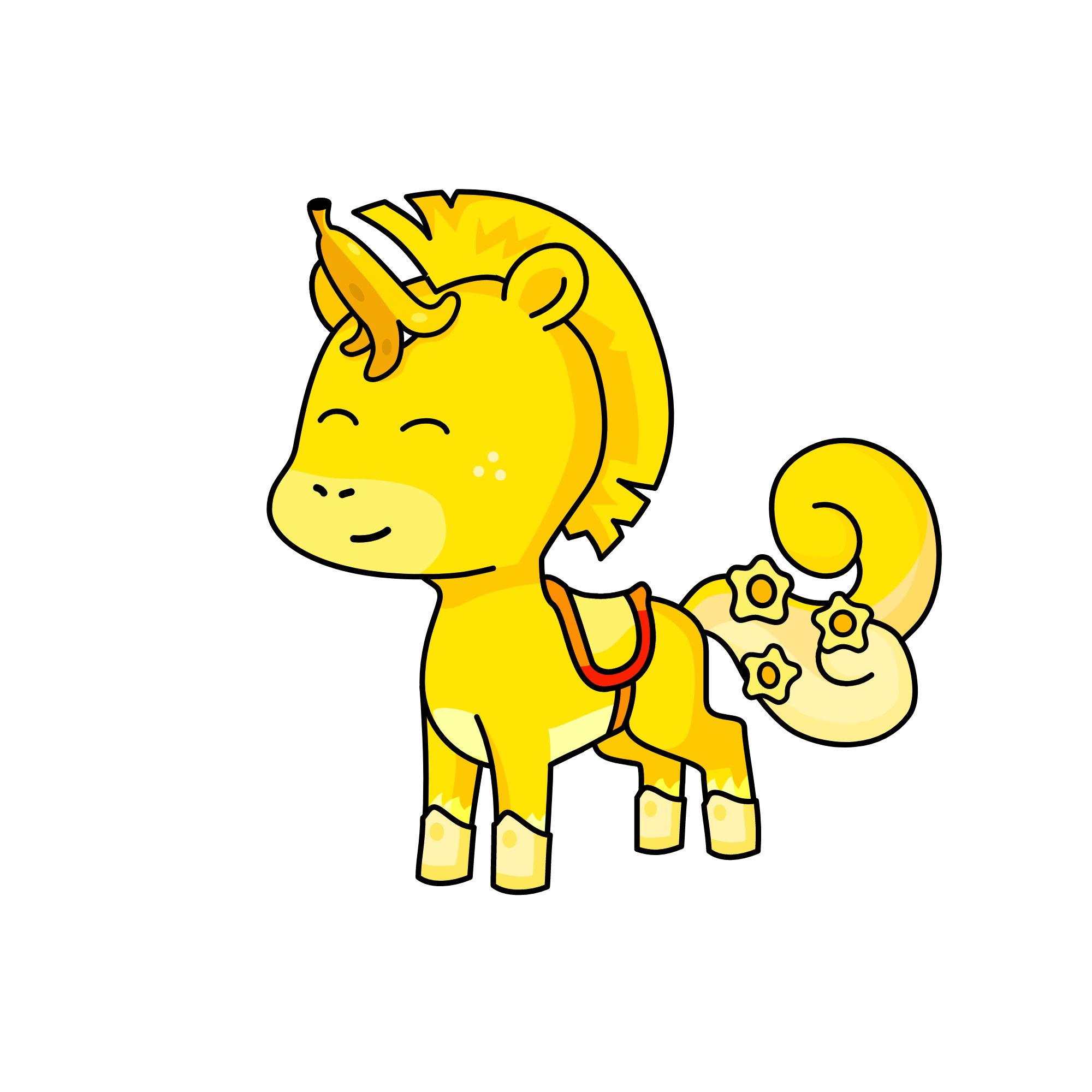 Banana, the unicorn