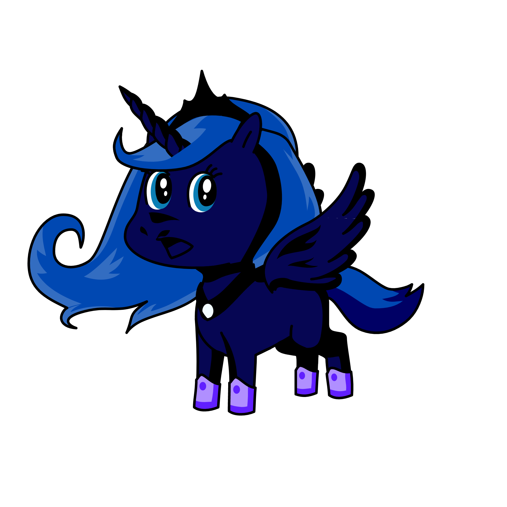 Princess Luna, the unicorn