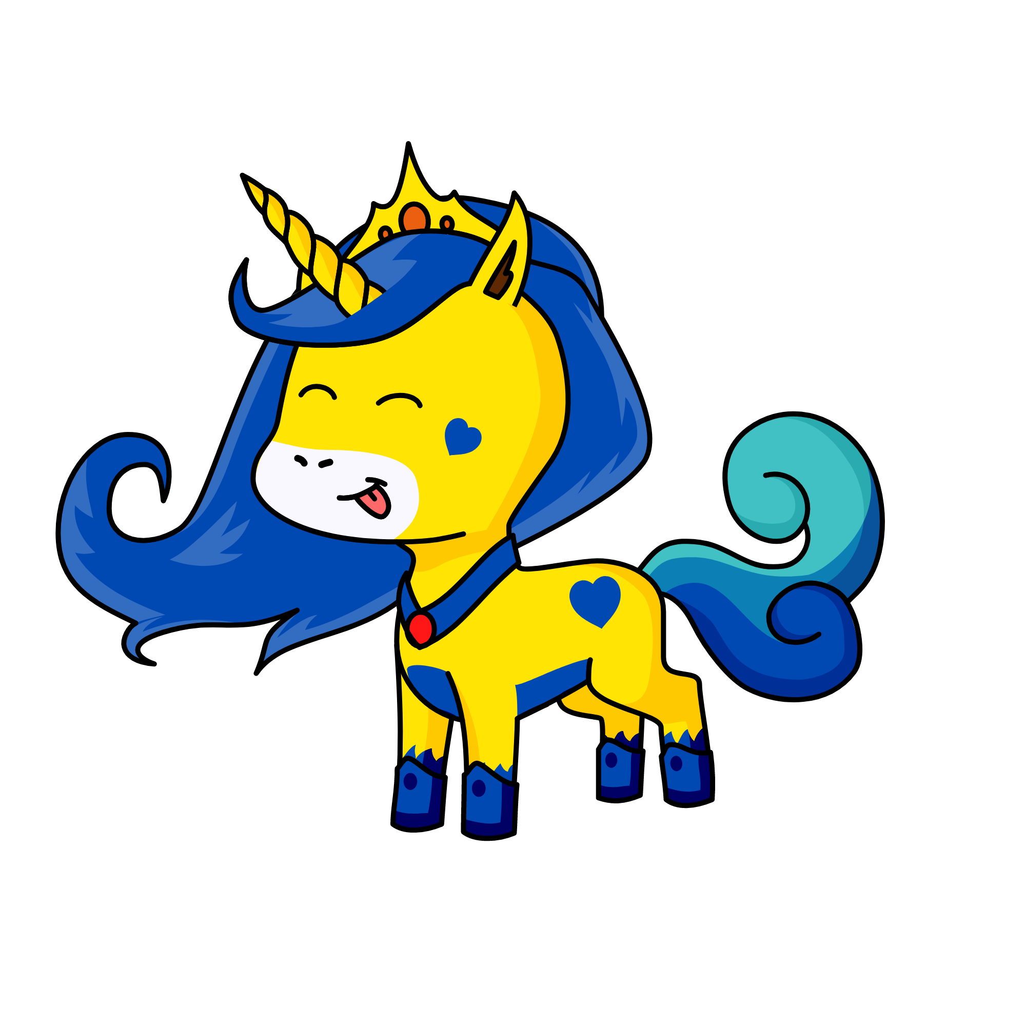 Queen Acasia, the unicorn