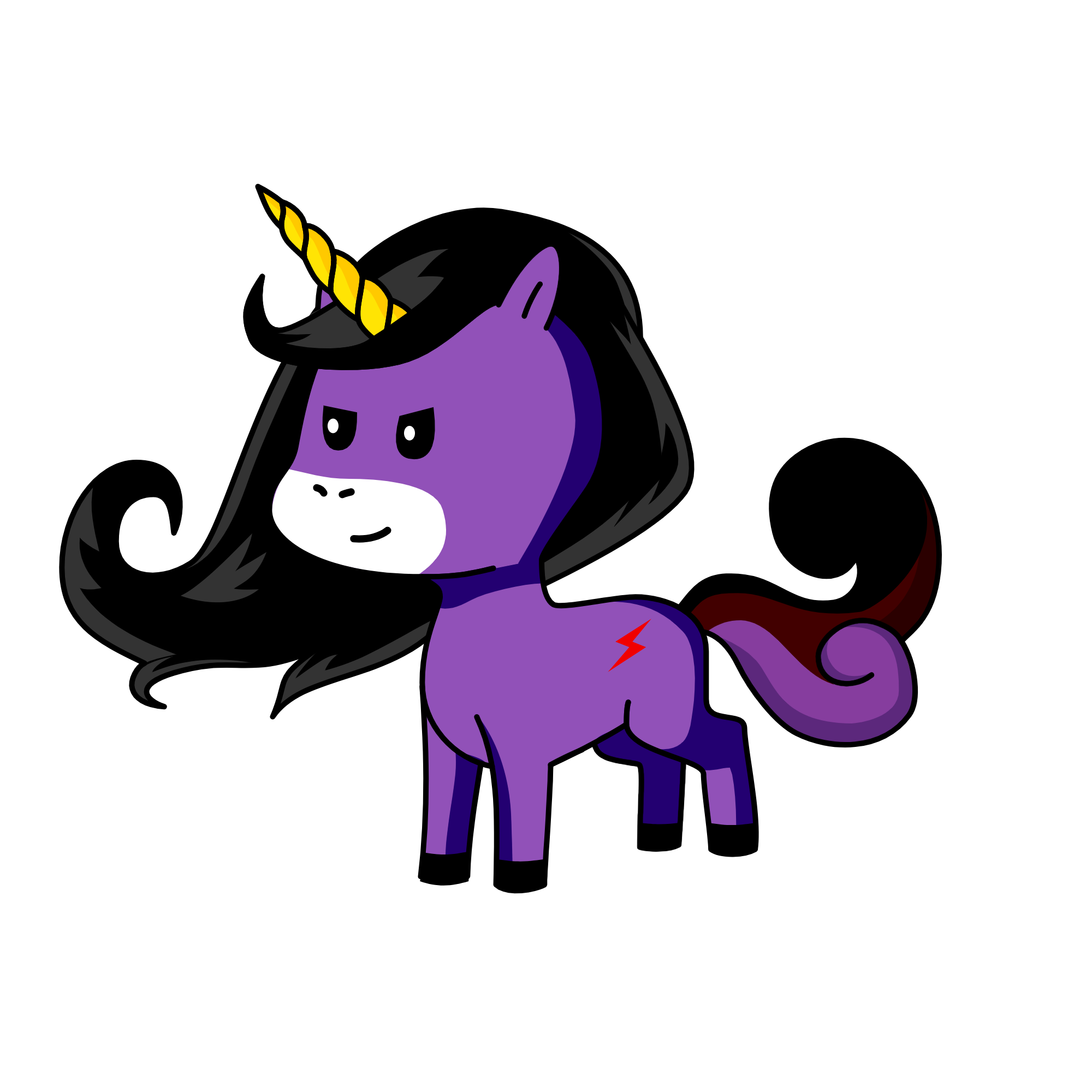 darkness, the unicorn