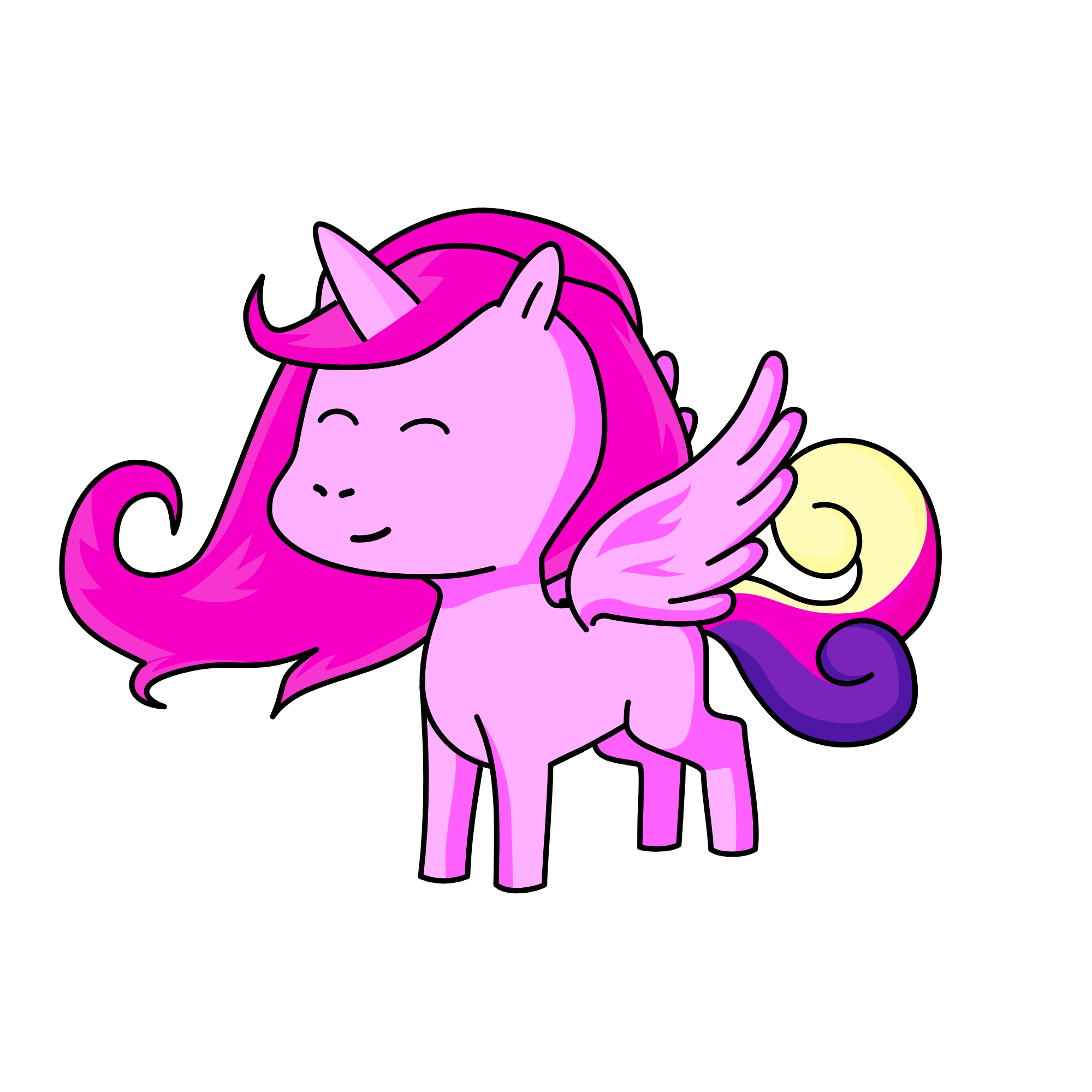 Princess caden, the unicorn