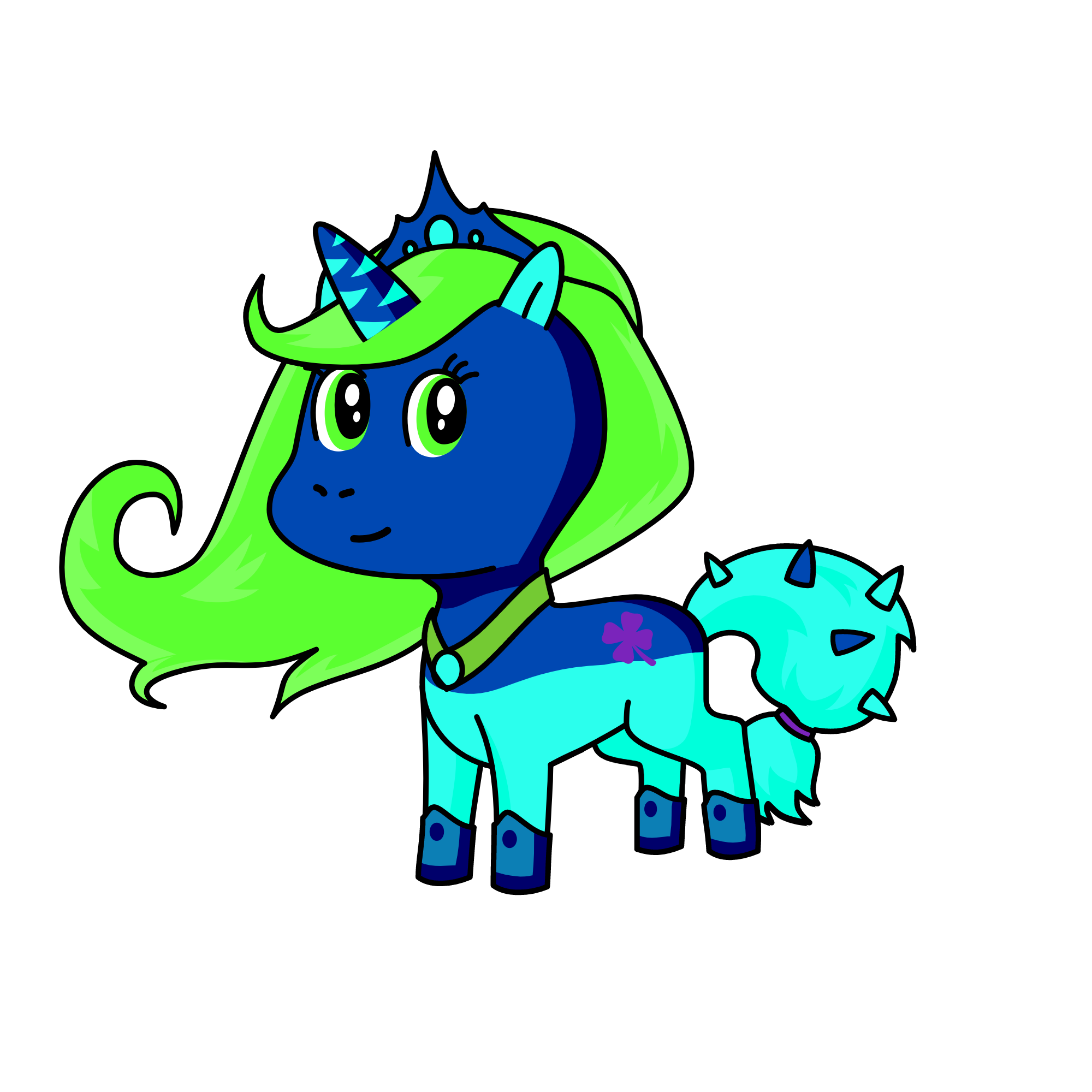 Givana of the night, the unicorn