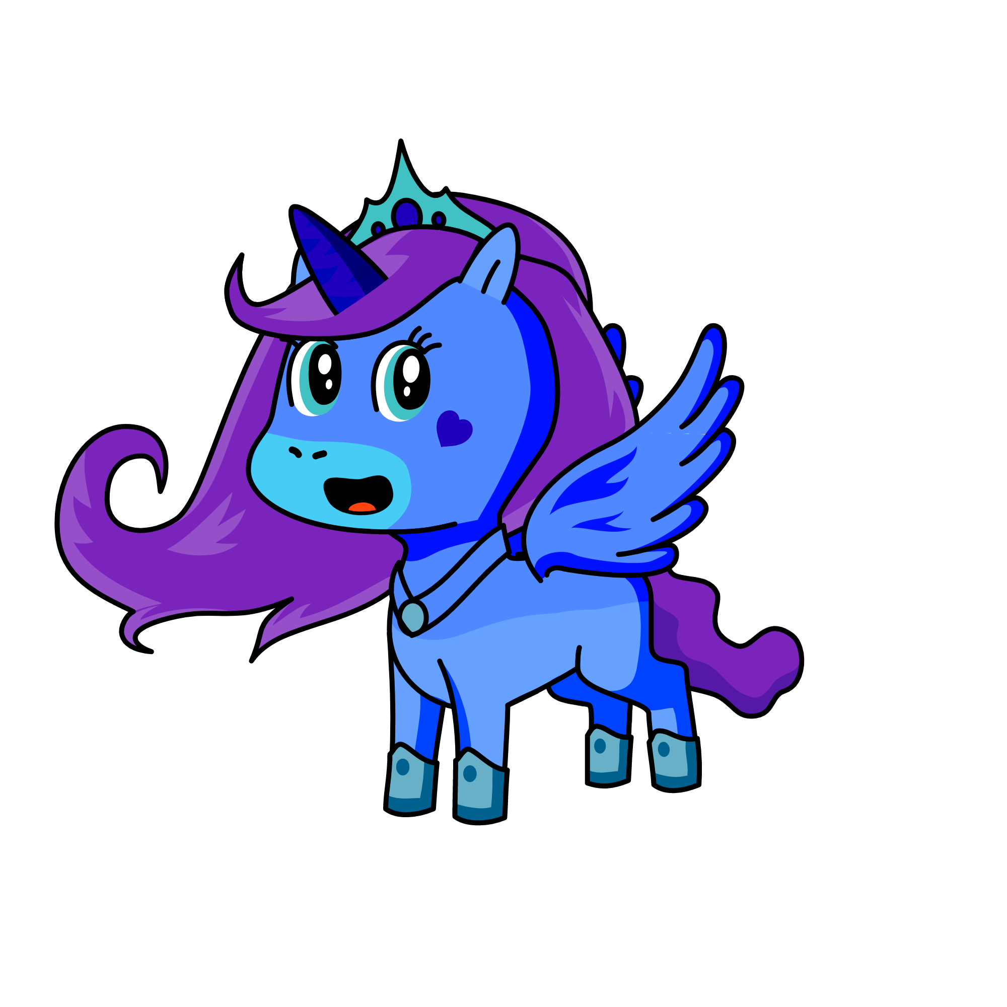 Luna, the unicorn