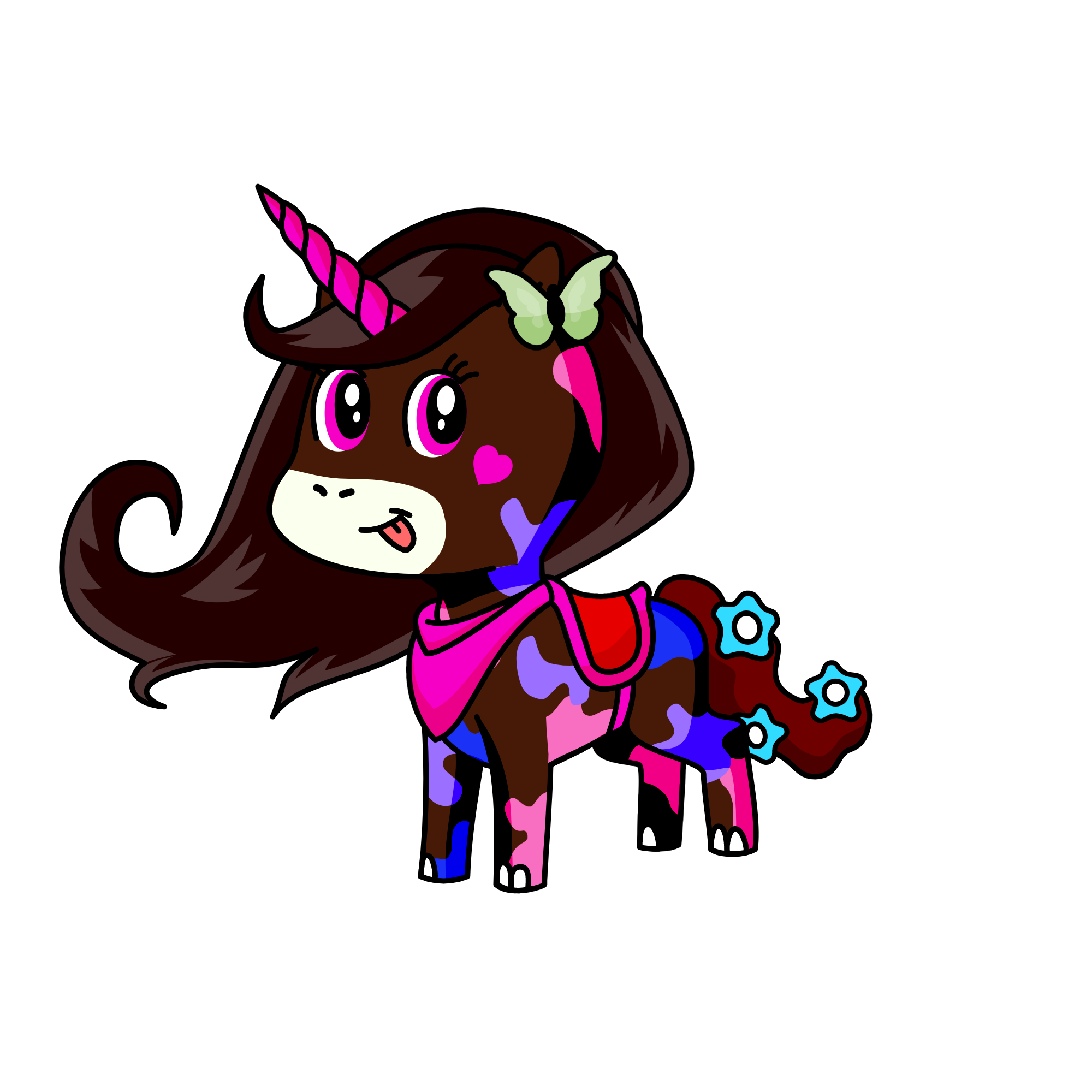 plutershine, the unicorn
