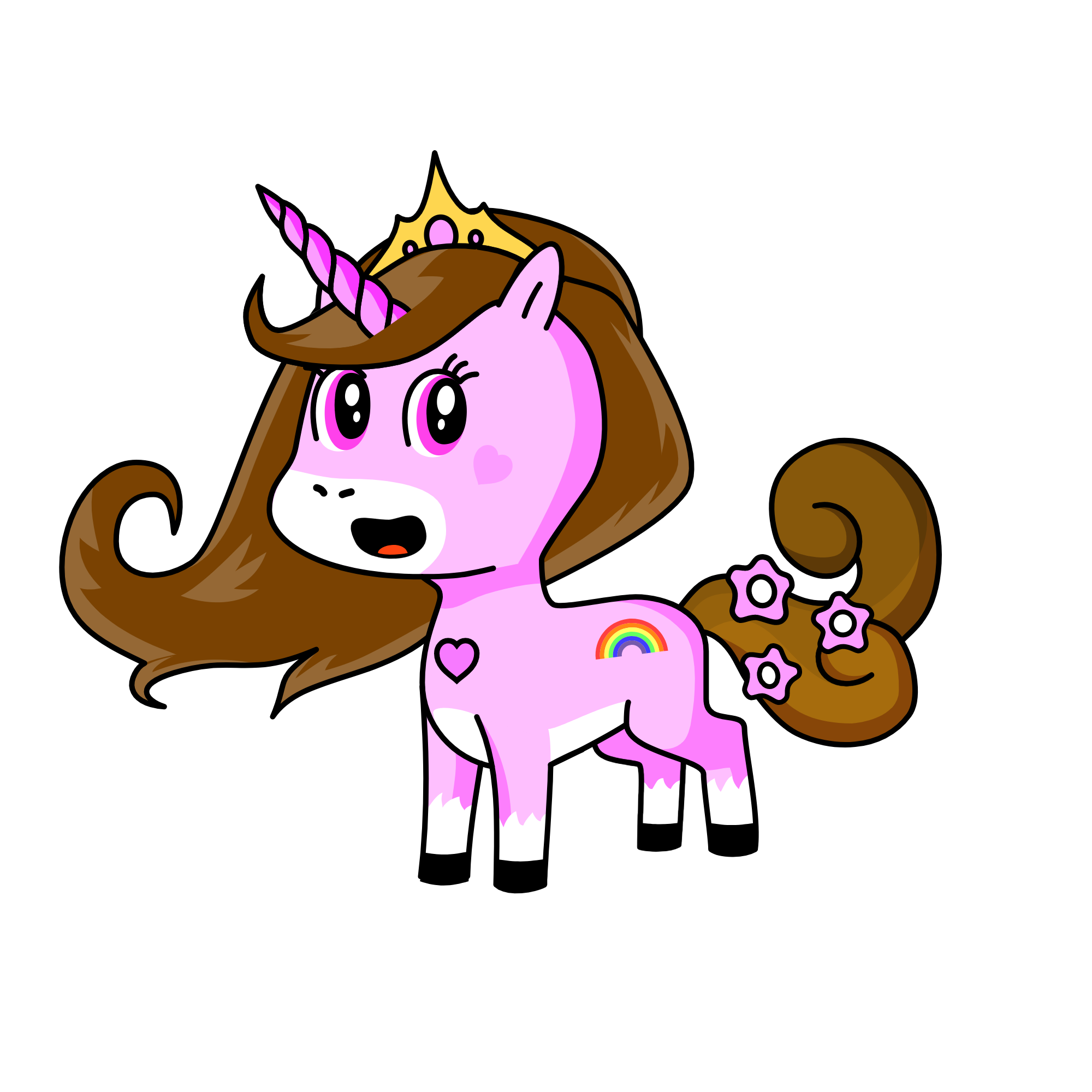 Pinky, the unicorn