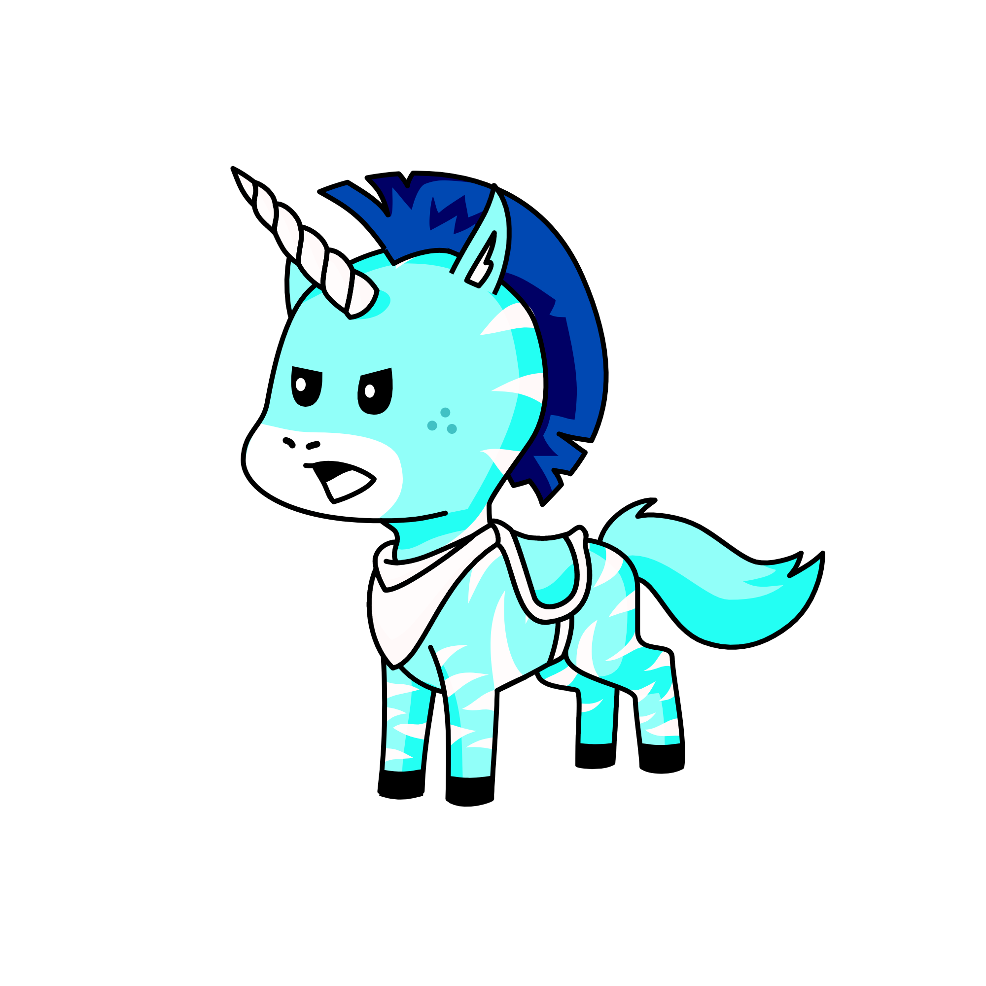 Icy Blaster, the unicorn