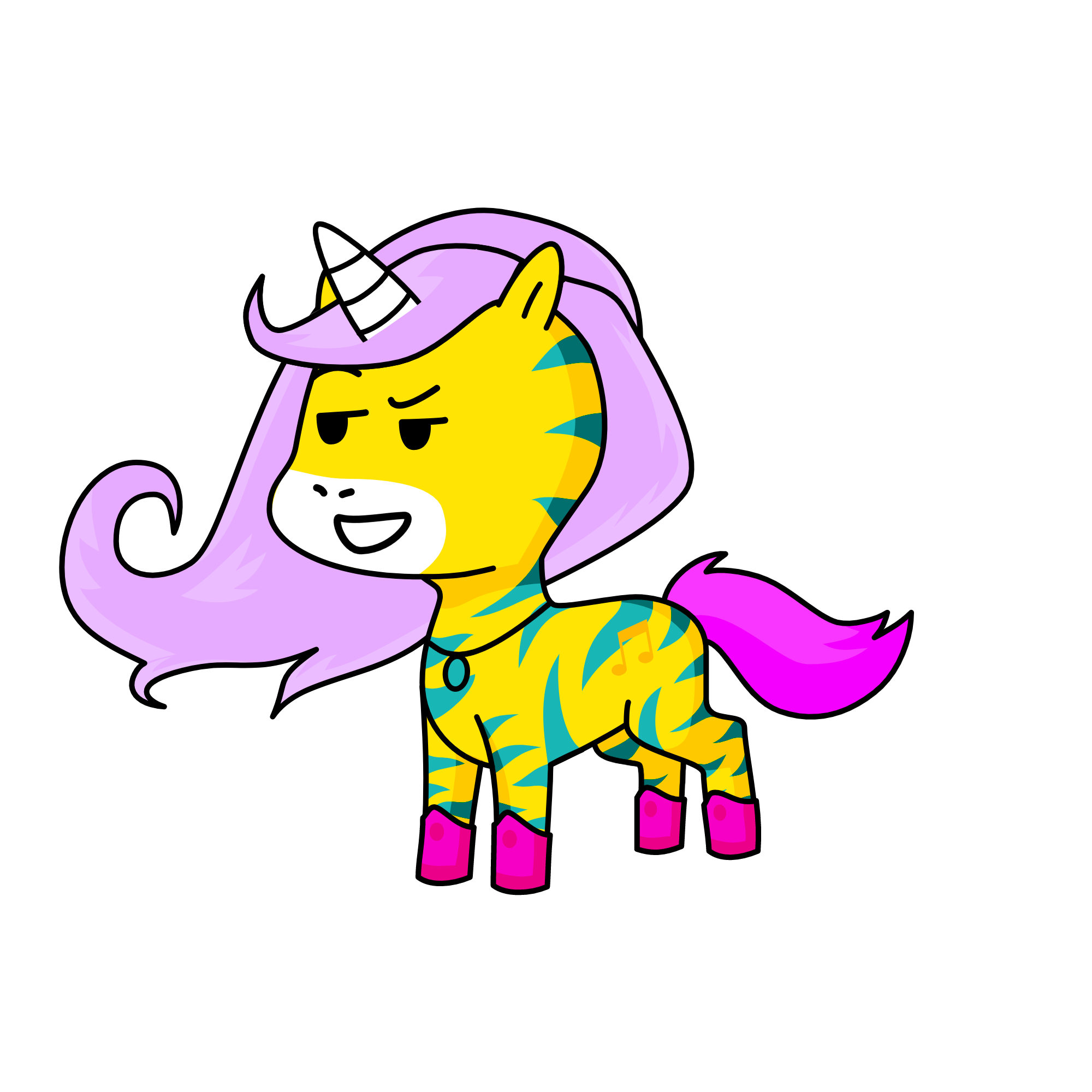 LICKY THE UNICORN I LICK POOP, the unicorn