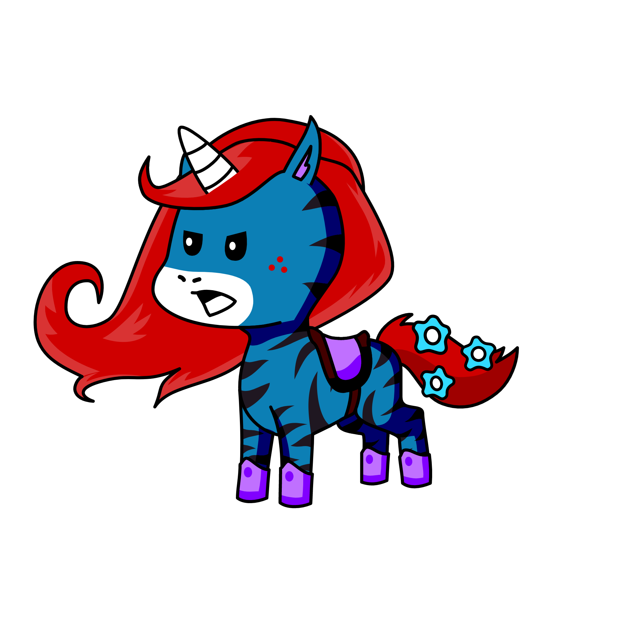 BABY DARKIE, the unicorn