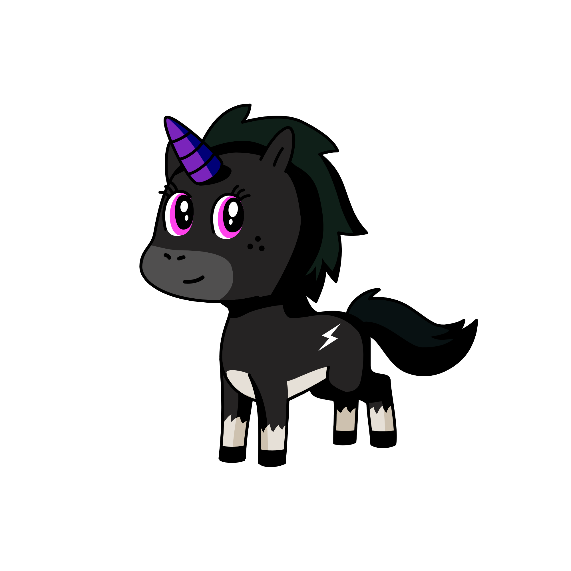 Lime, the unicorn