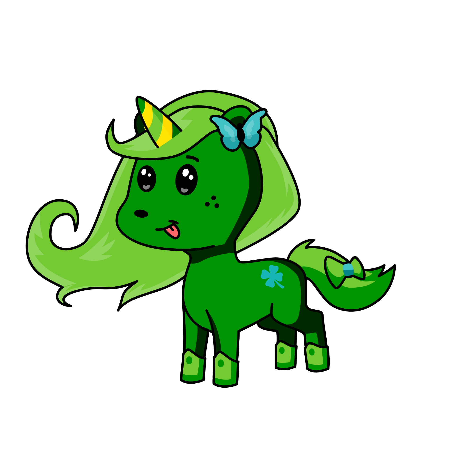 Qeen treeella/Qeen of the out doors, the unicorn