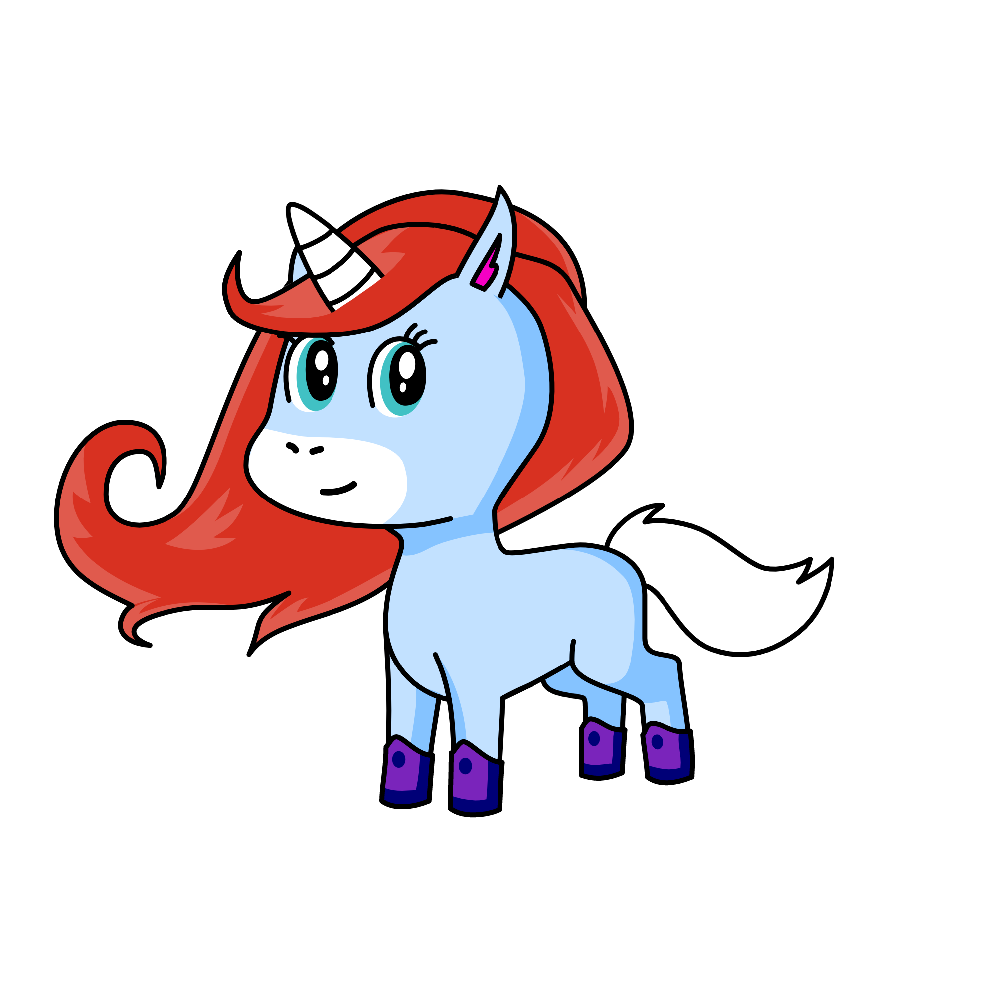 I LOVE YOU, the unicorn
