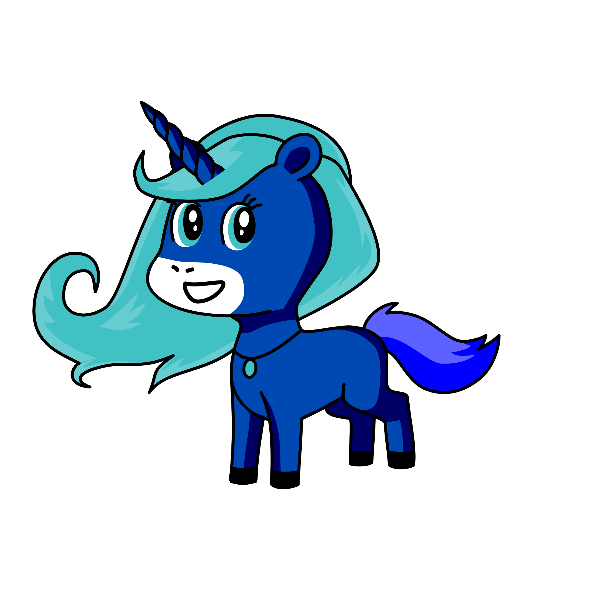 I RULEEEEEE!, the unicorn
