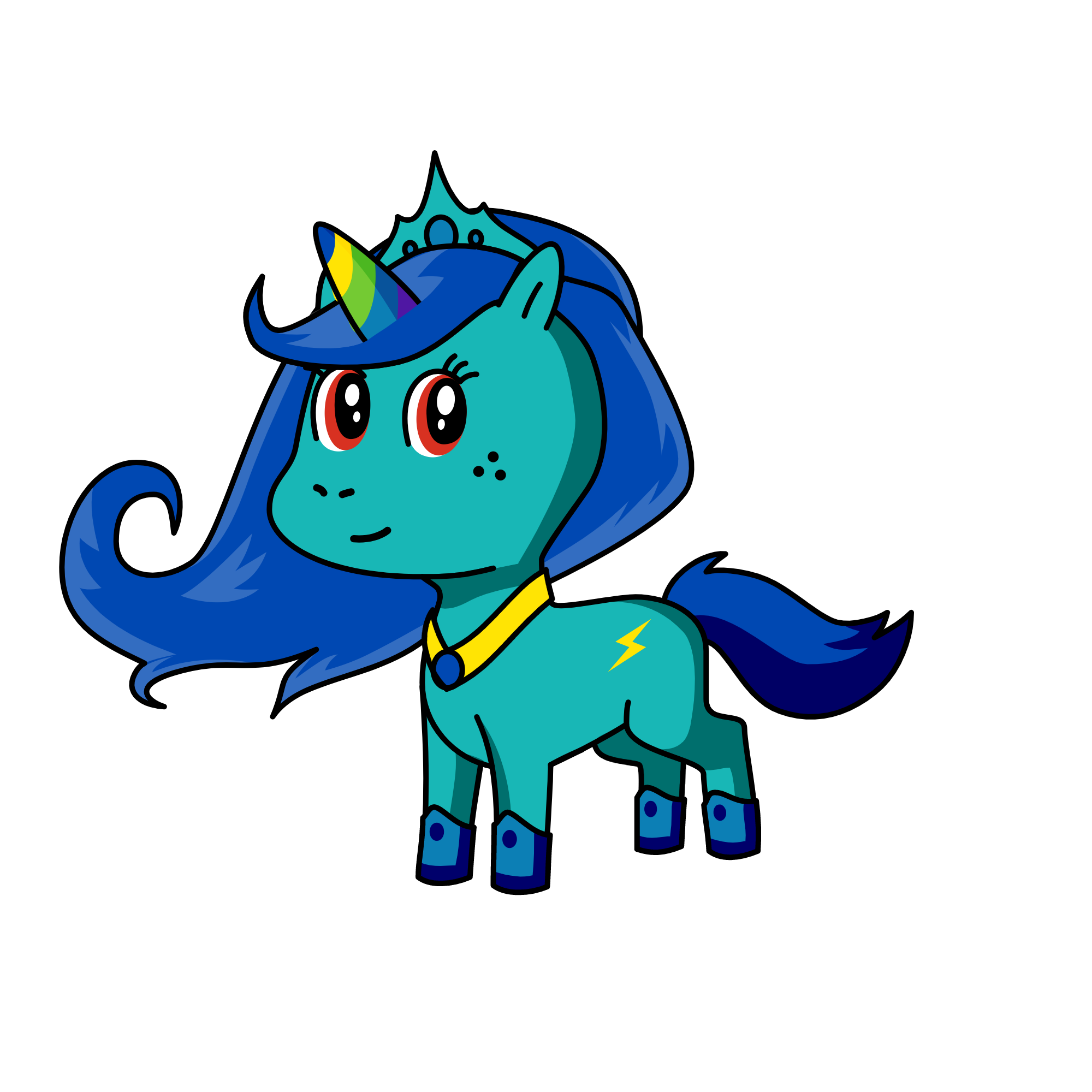 Ice Princess, the unicorn