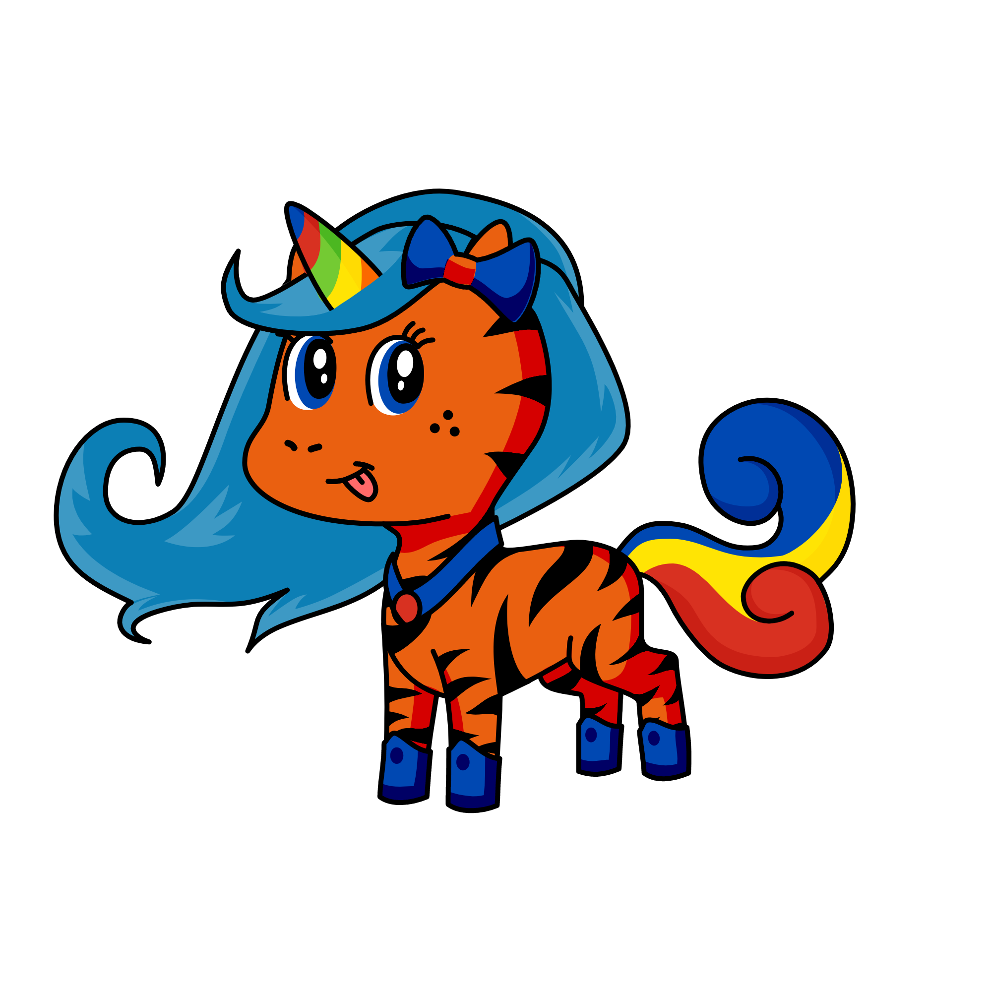 Sparkly unicorn, the unicorn