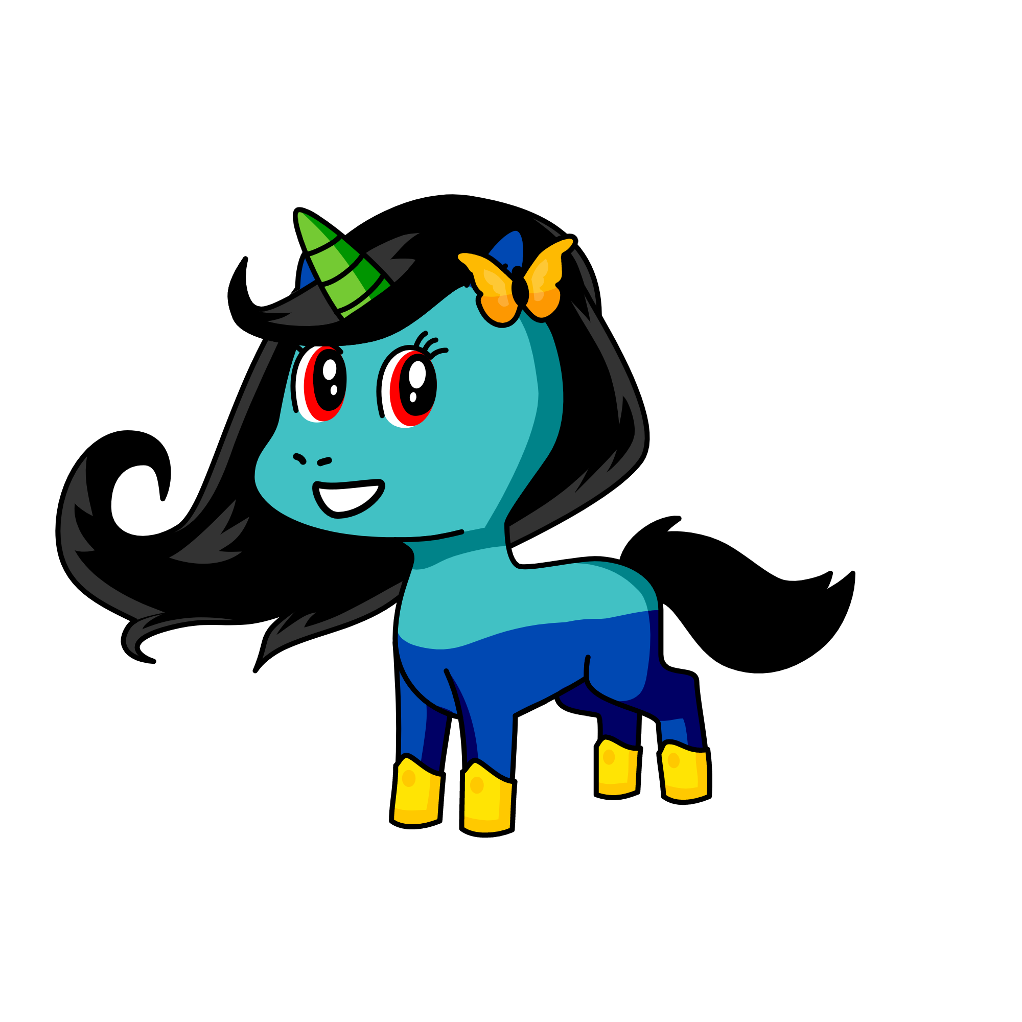 Claire, the unicorn