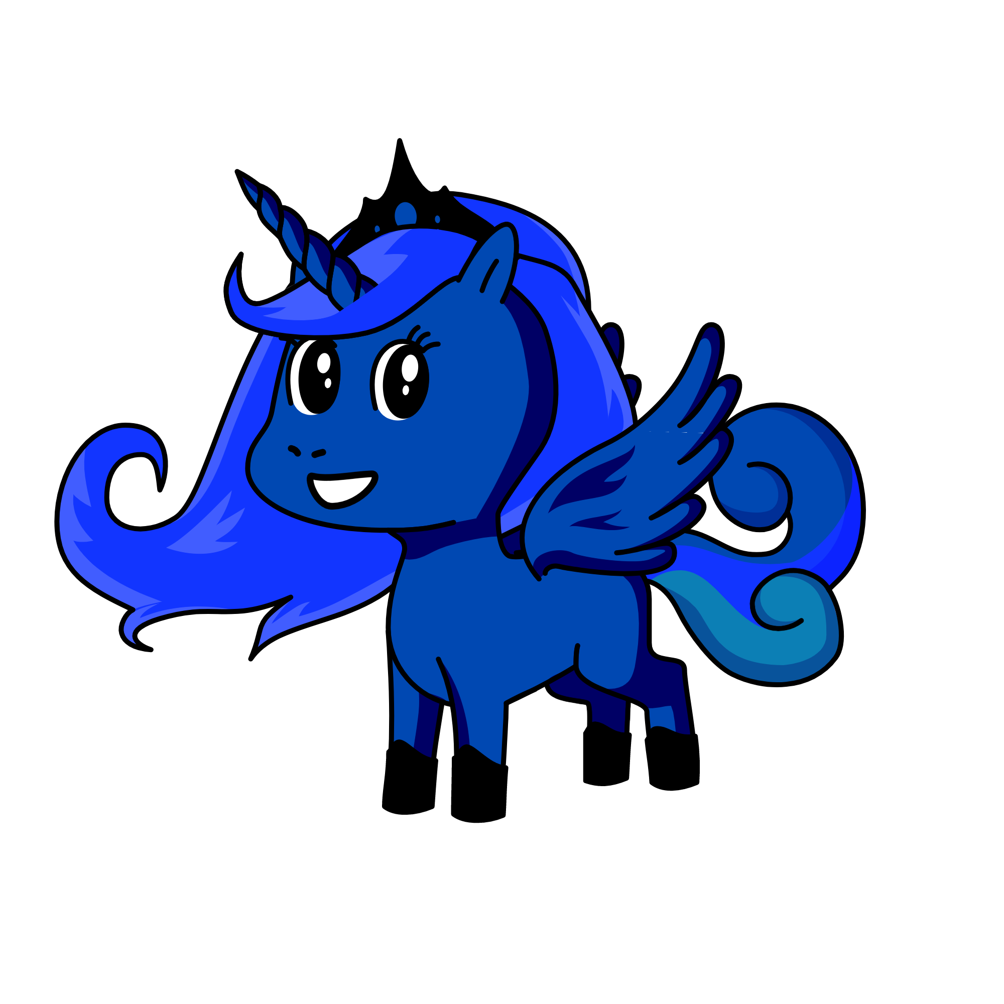 Luna , the unicorn