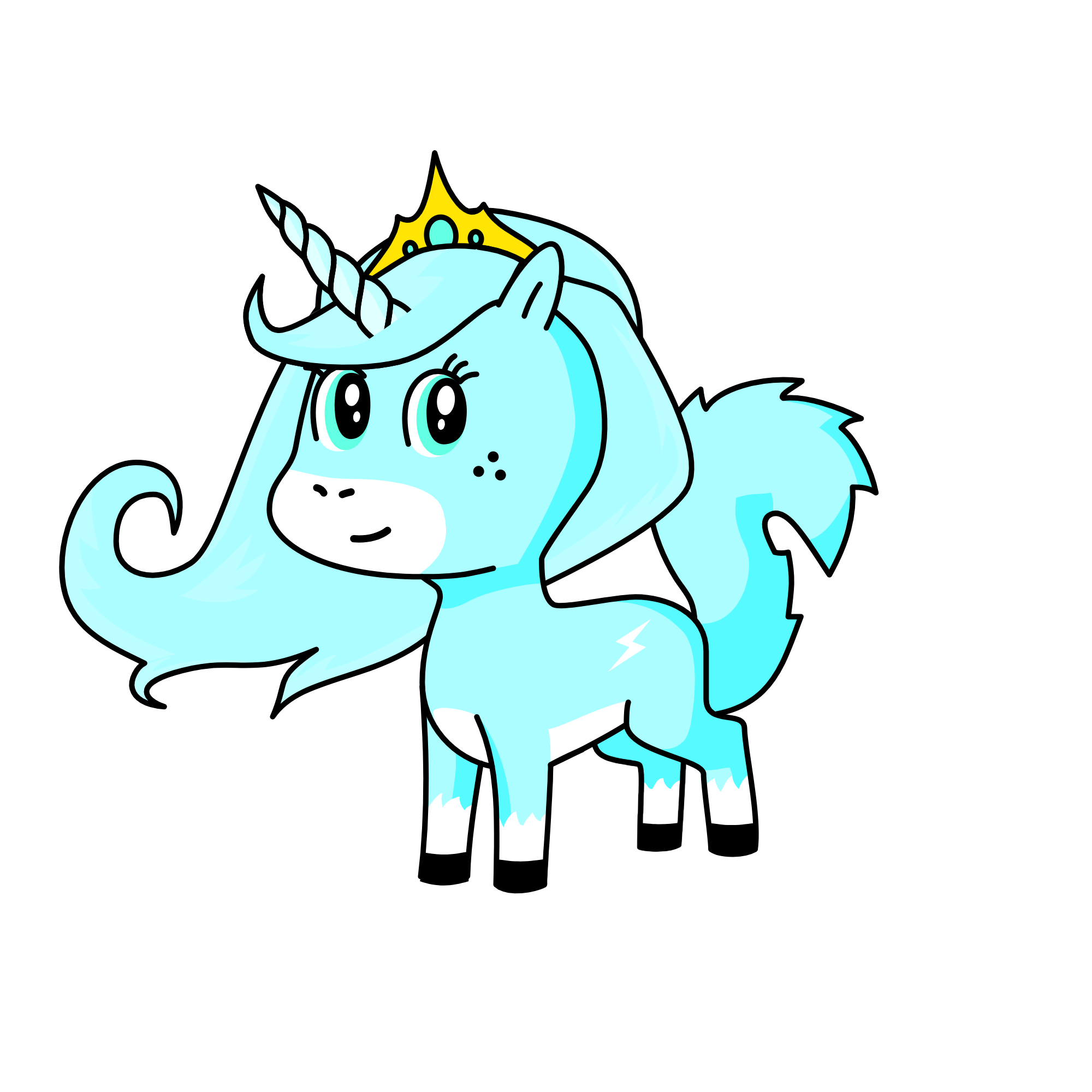 Ice Queen, the unicorn