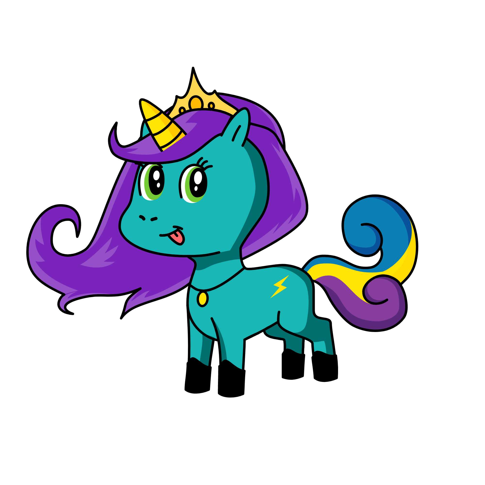 Sasha the Unicorn, the unicorn