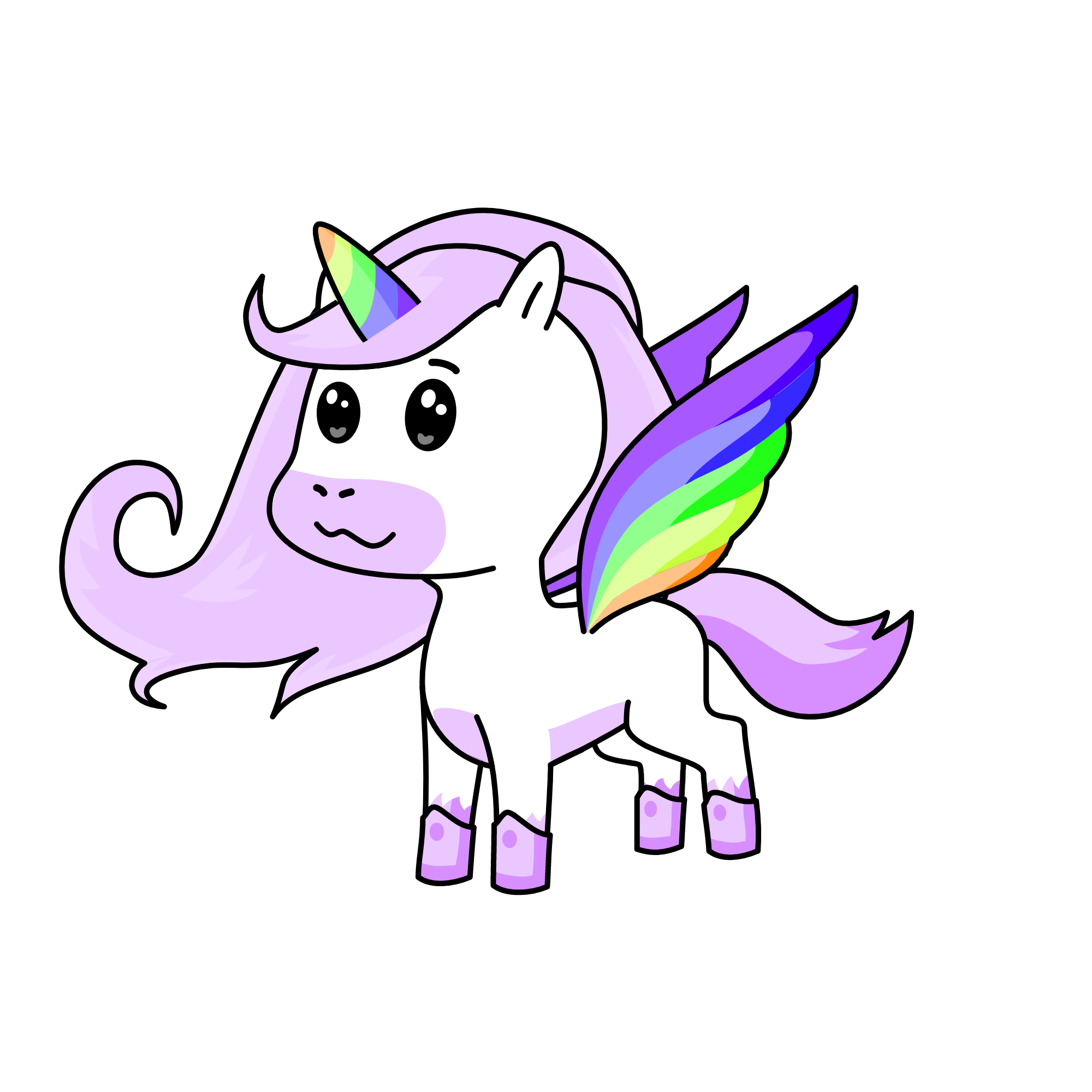 Coral, the unicorn